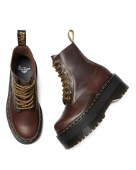 1460 Pascal Max Pull Up Leather Platform Boots