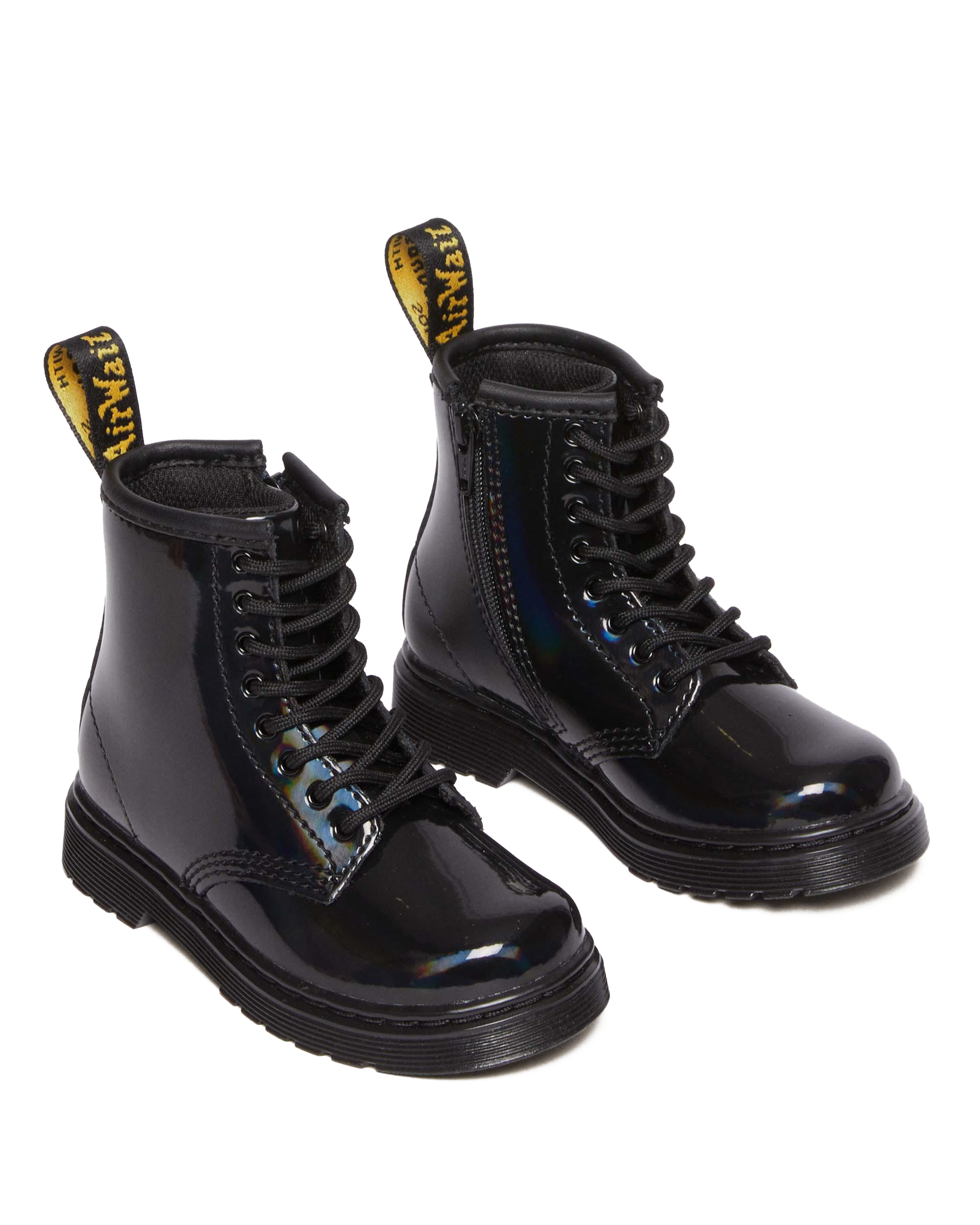 Toddler 1460 Rainbow Patent Leather Lace Up Boots