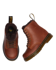 1460 Serena Toddler 8 Eye Republic WP Leather Lace Up Boots