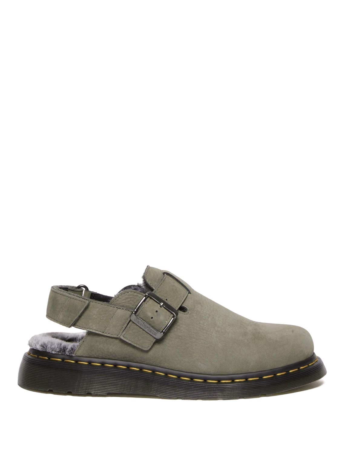 Jorge II Faux Fur Lined Nubuck Slingback Mules