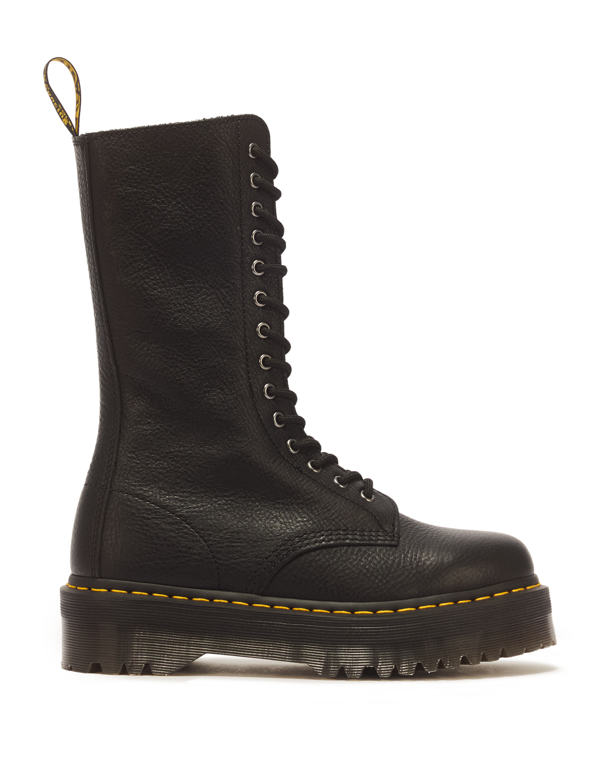 1B99 Pisa Leather Mid Calf Lace Up Boots