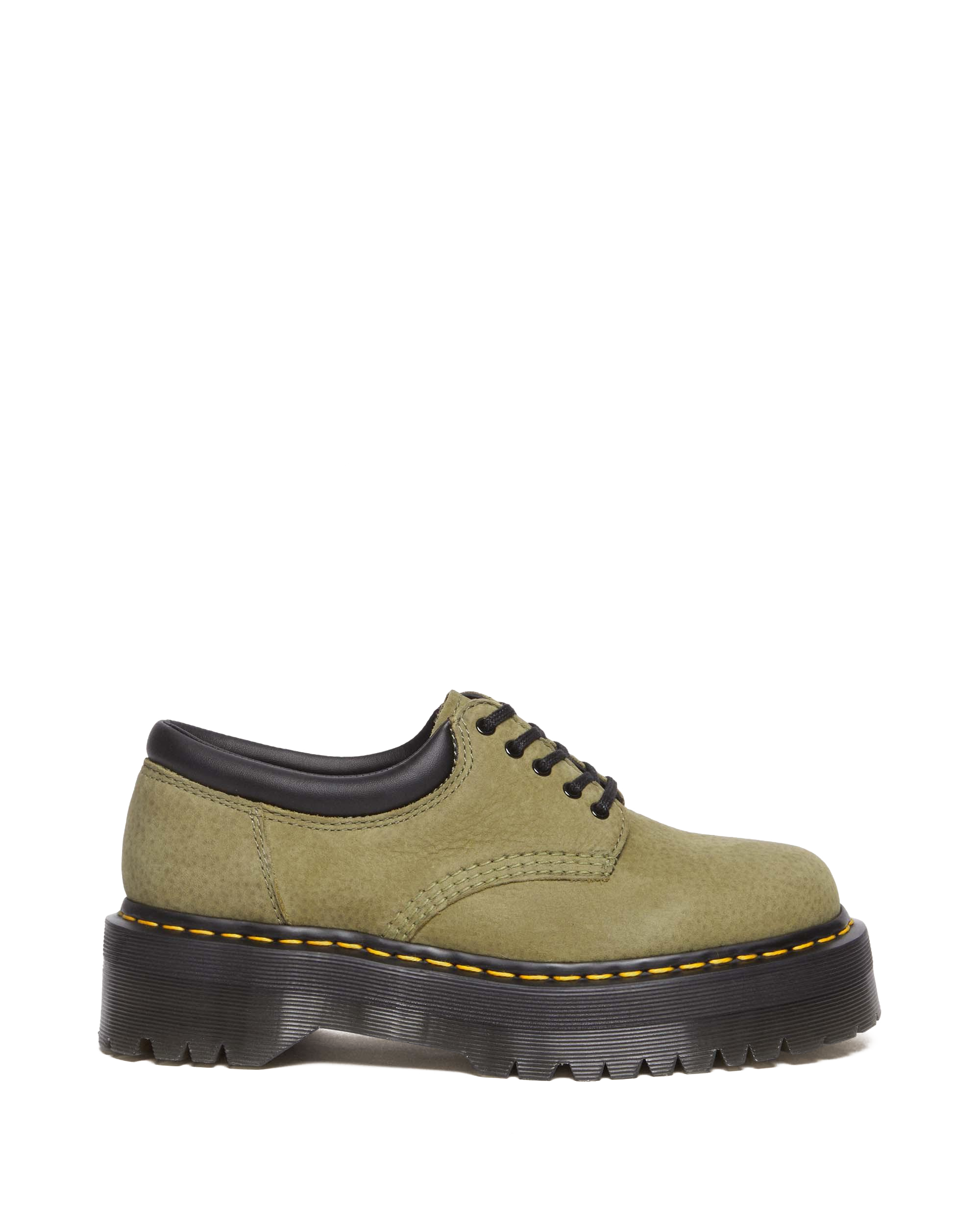 8053 Tumbled Nubuck Leather Platform Casual Shoes