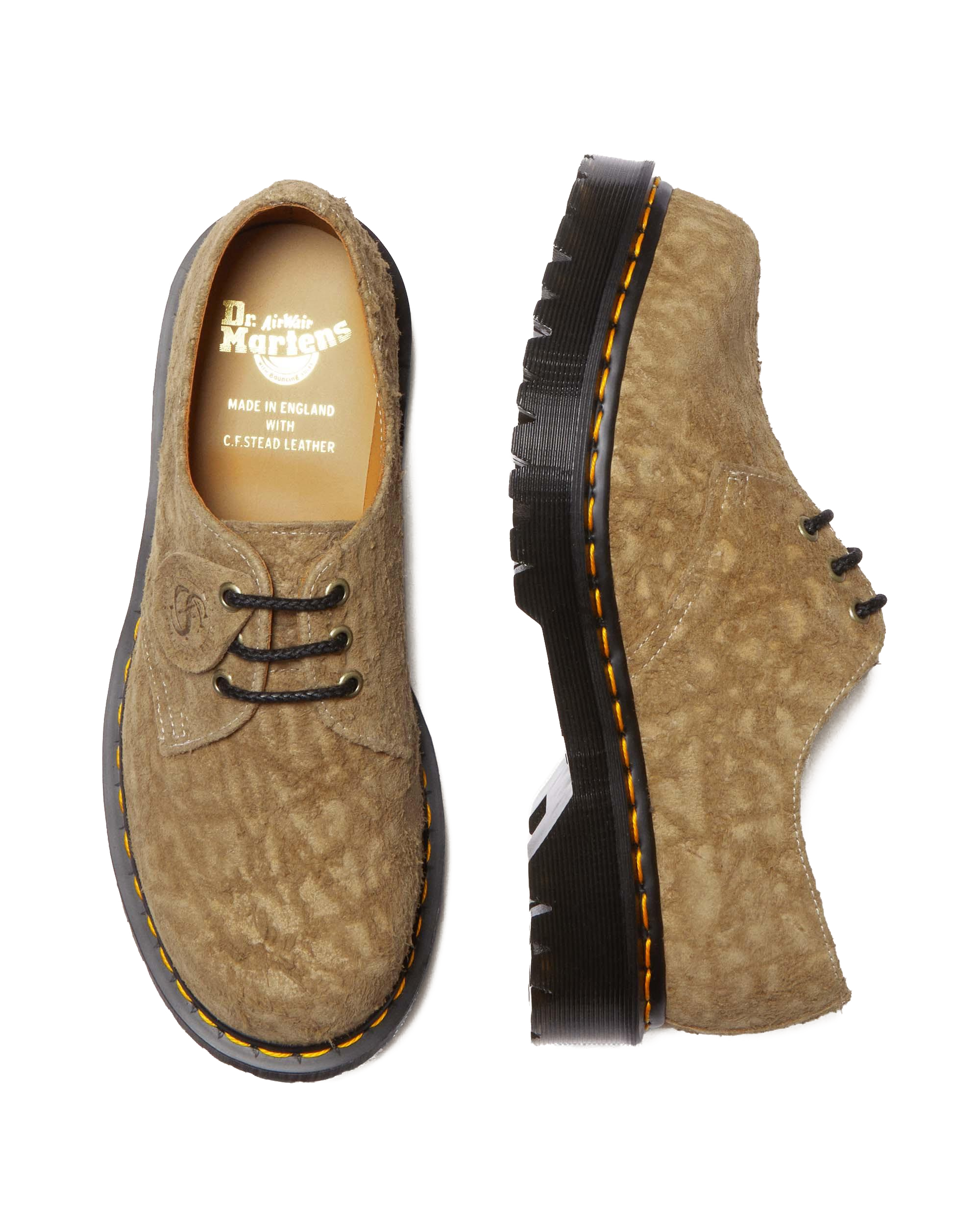 1461 Bex Made in England Emboss Suede Oxford Shoes