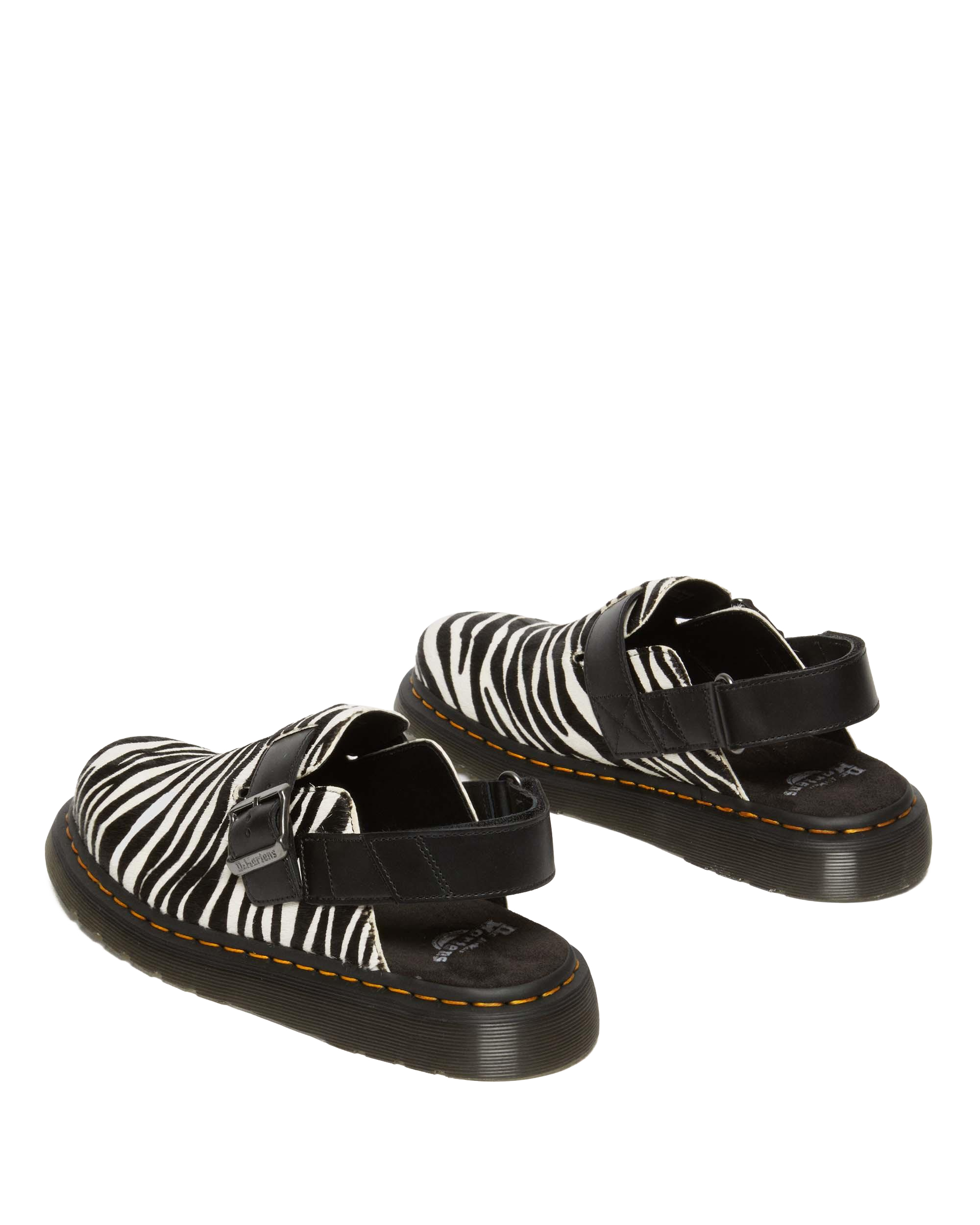 Jorge II Hair-on Animal Print Slingback Mules