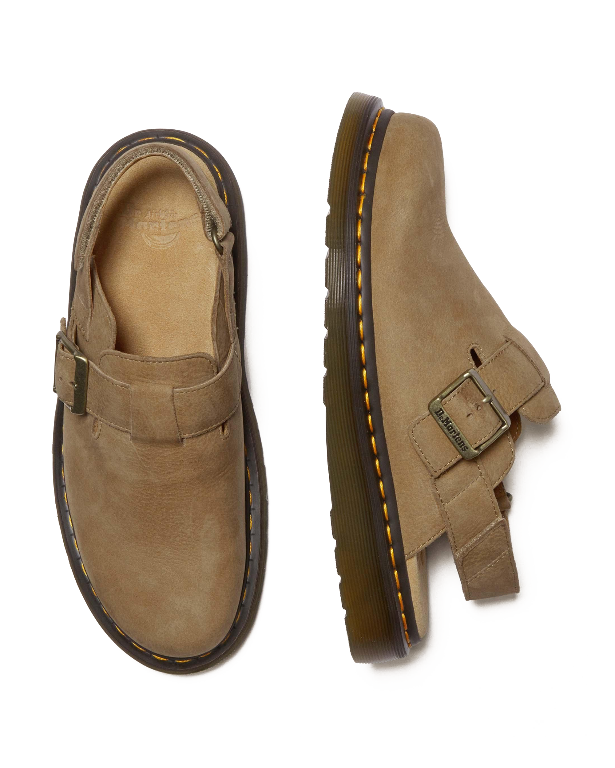 Jorge II Tumbled Nubuck Leather Slingback Mules