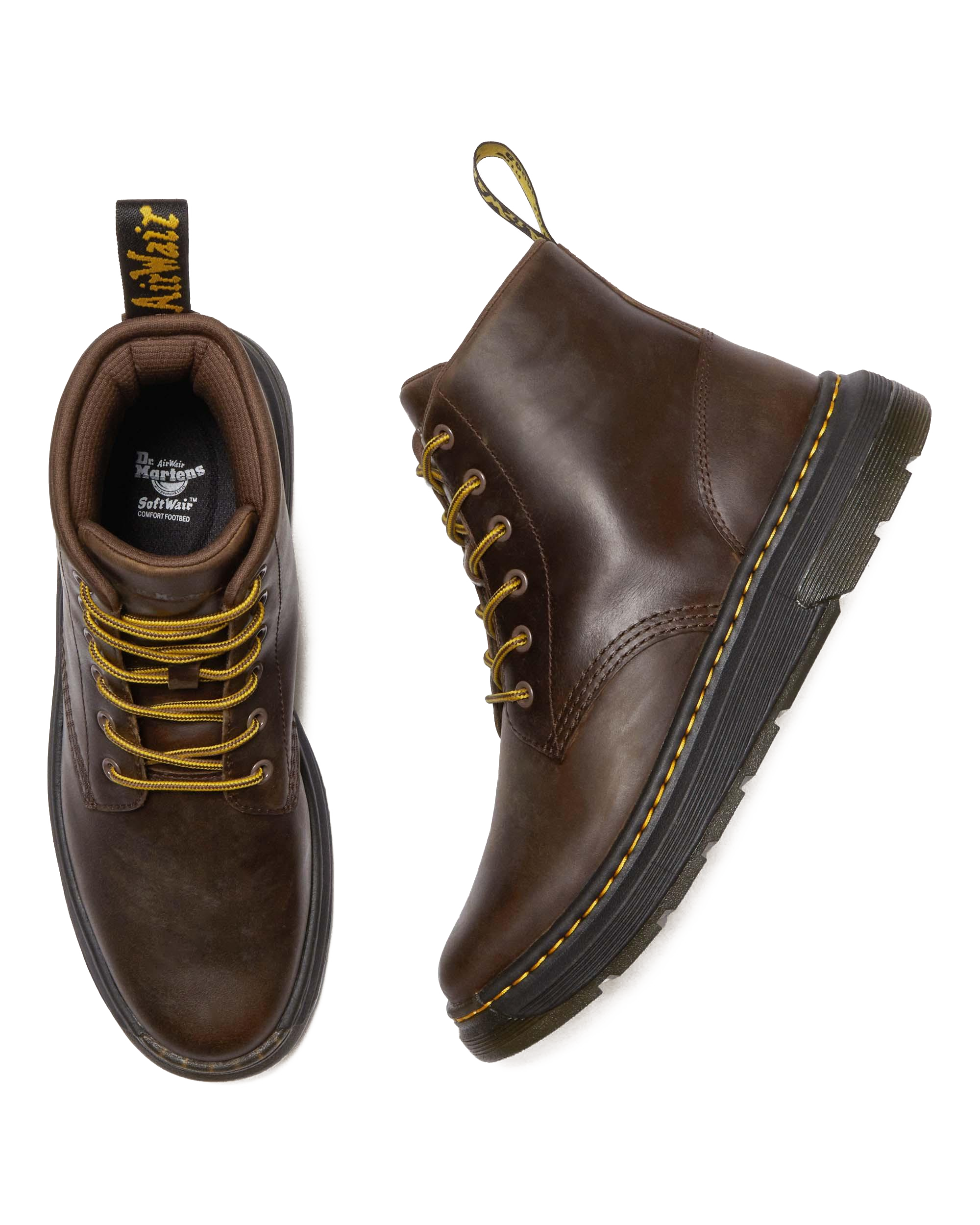 Crewson Crazy Horse Leather Casual Chukka Boots