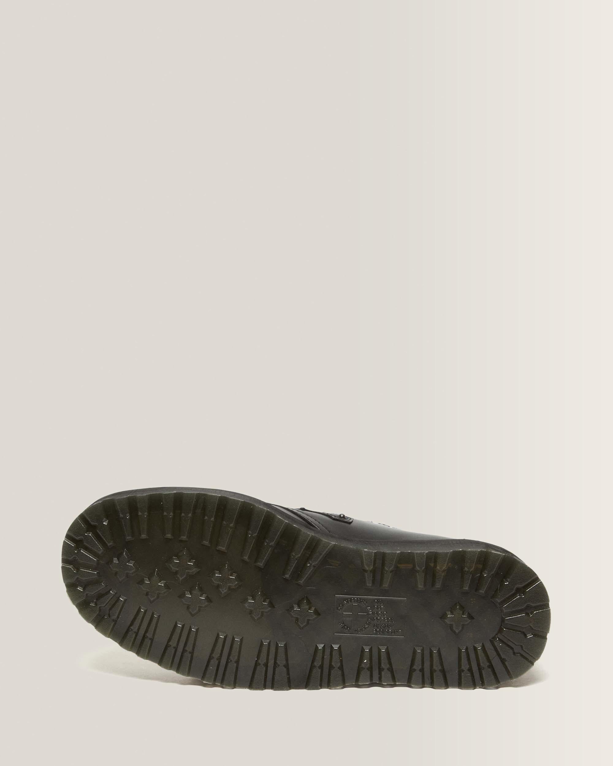 Ramsey 3-Eye Zebra Print & Leather Platform Creepers