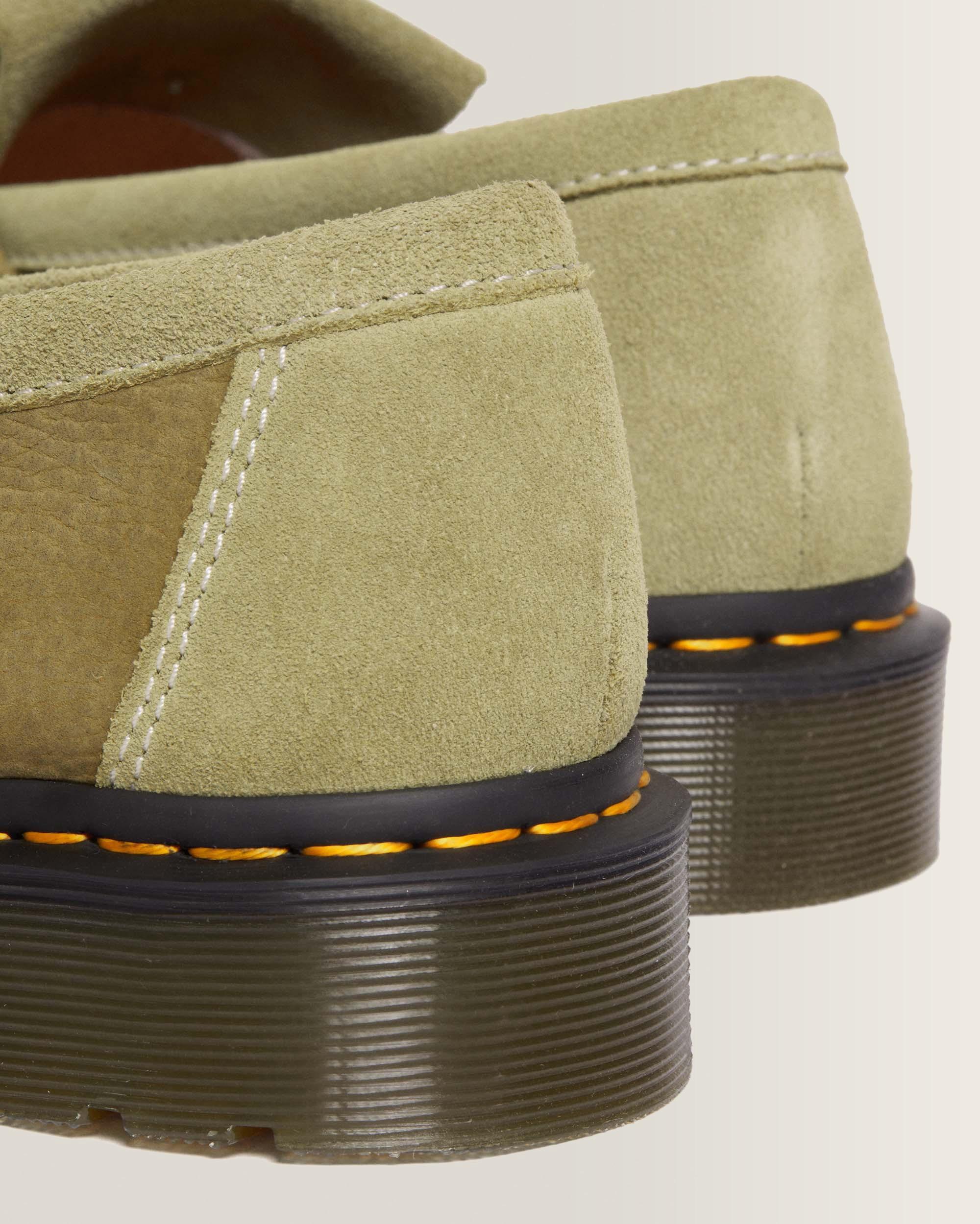 Adrian Tumbled Nubuck Leather Tassel Loafers