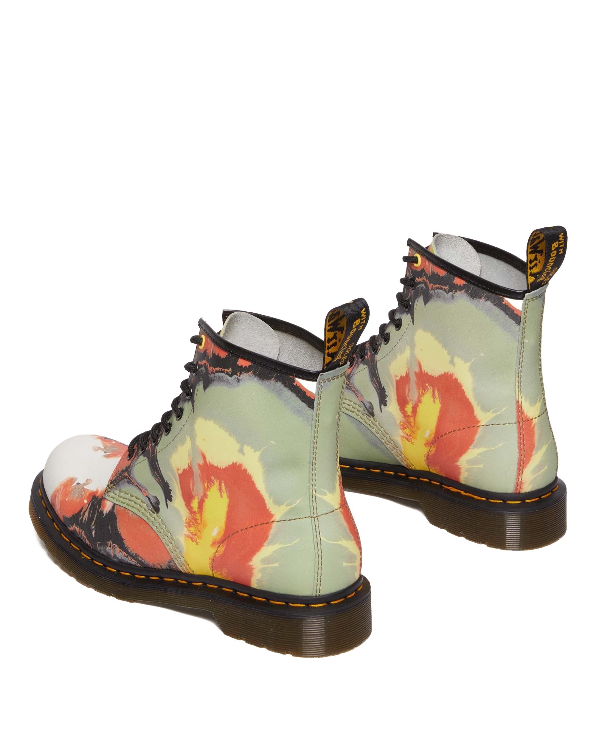 1460 Tate 'Volcanic Flare' Leather Lace Up Boots
