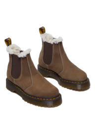 2976 Bex Faux Fur-Lined Platform Chelsea Boots