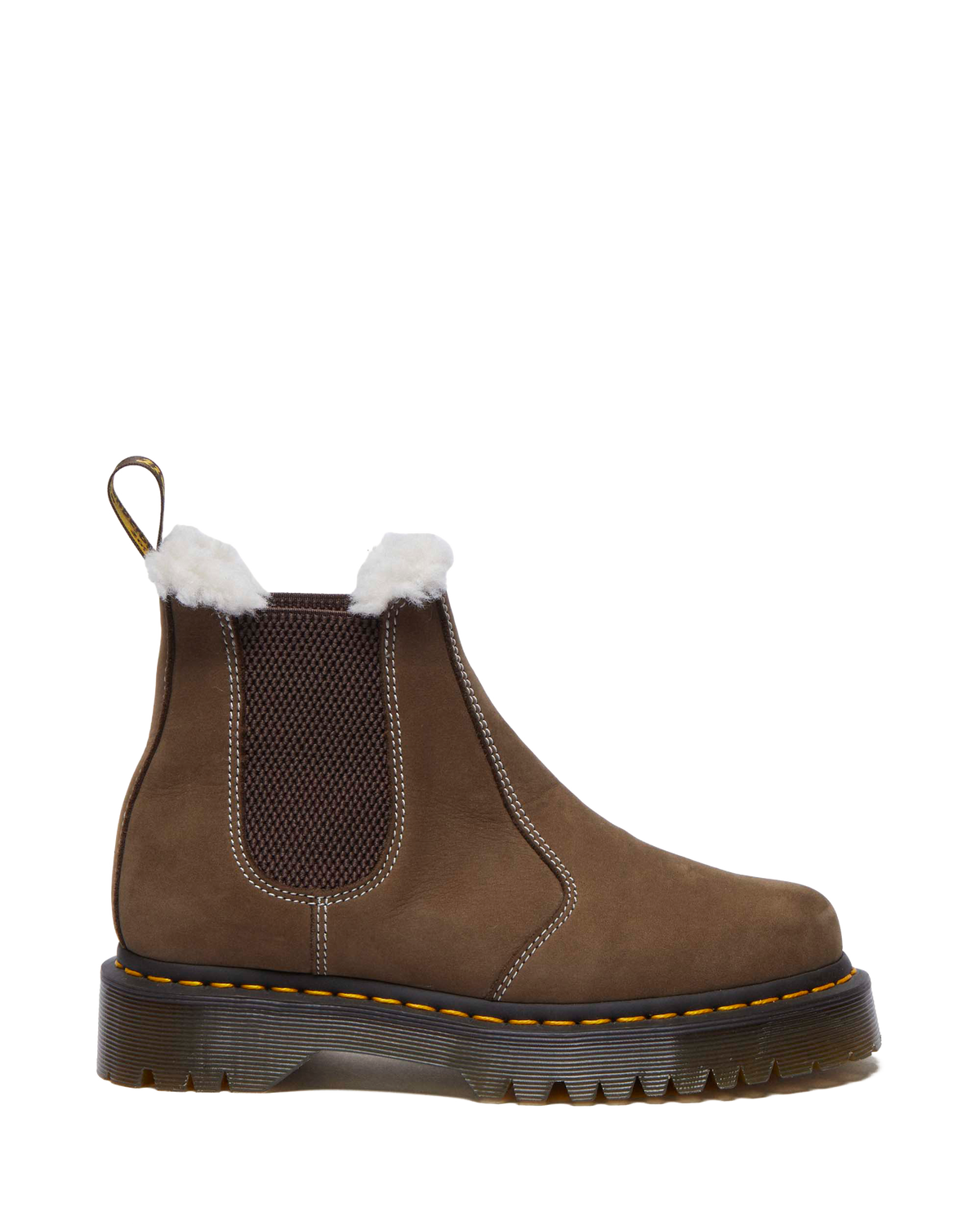 2976 Bex Faux Fur-Lined Platform Chelsea Boots
