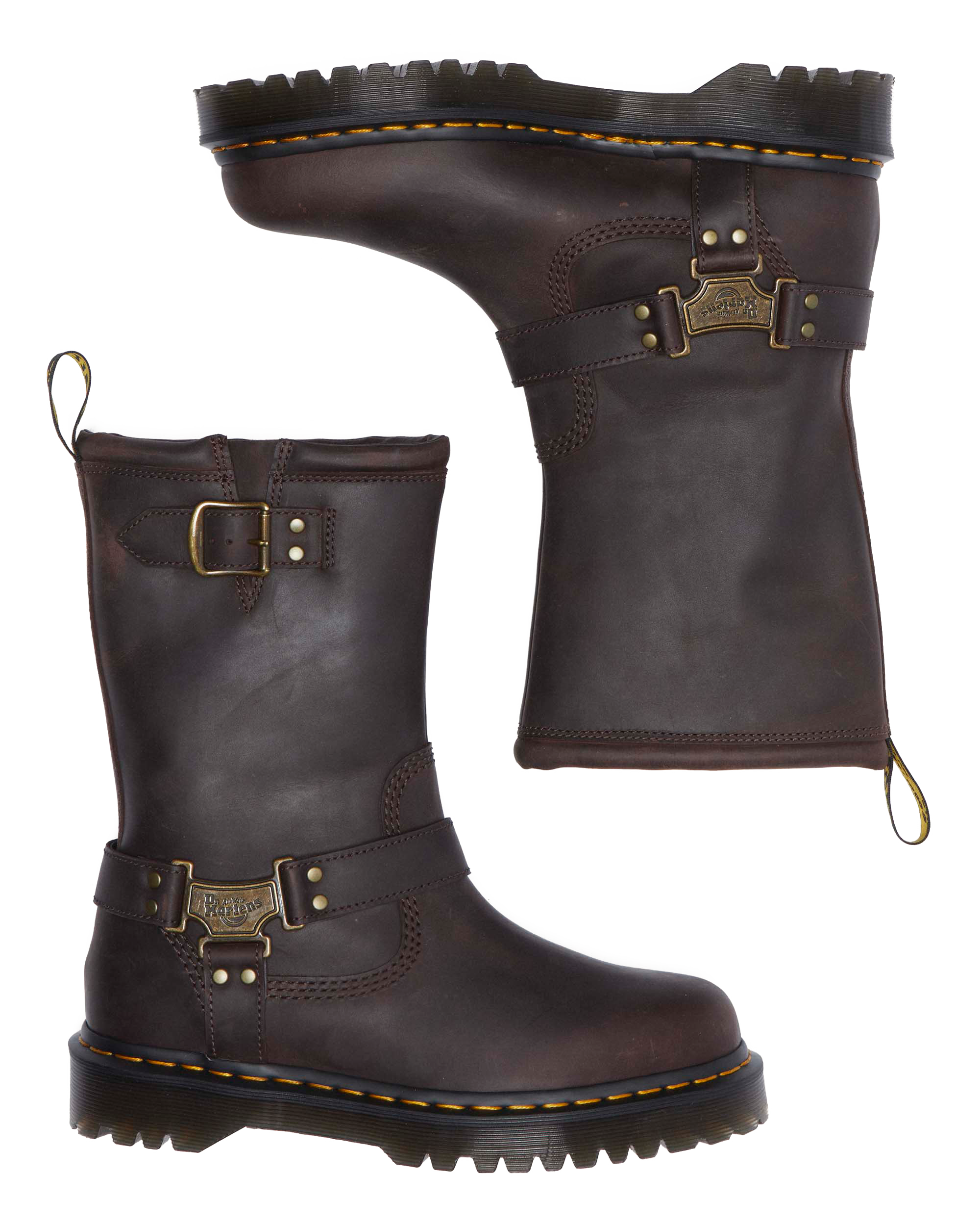 Anistone Hi Leather Biker Boots