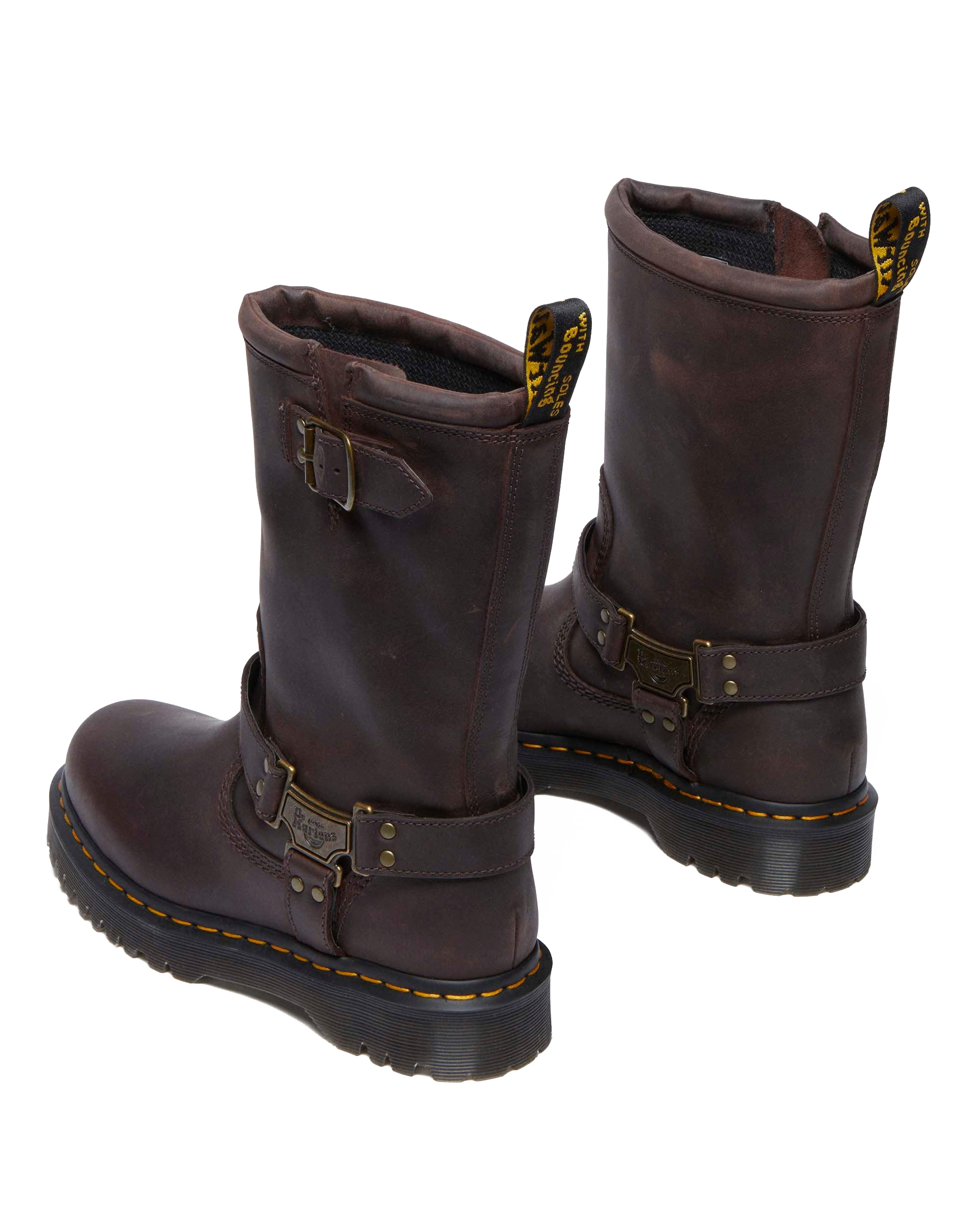 Anistone Hi Leather Biker Boots