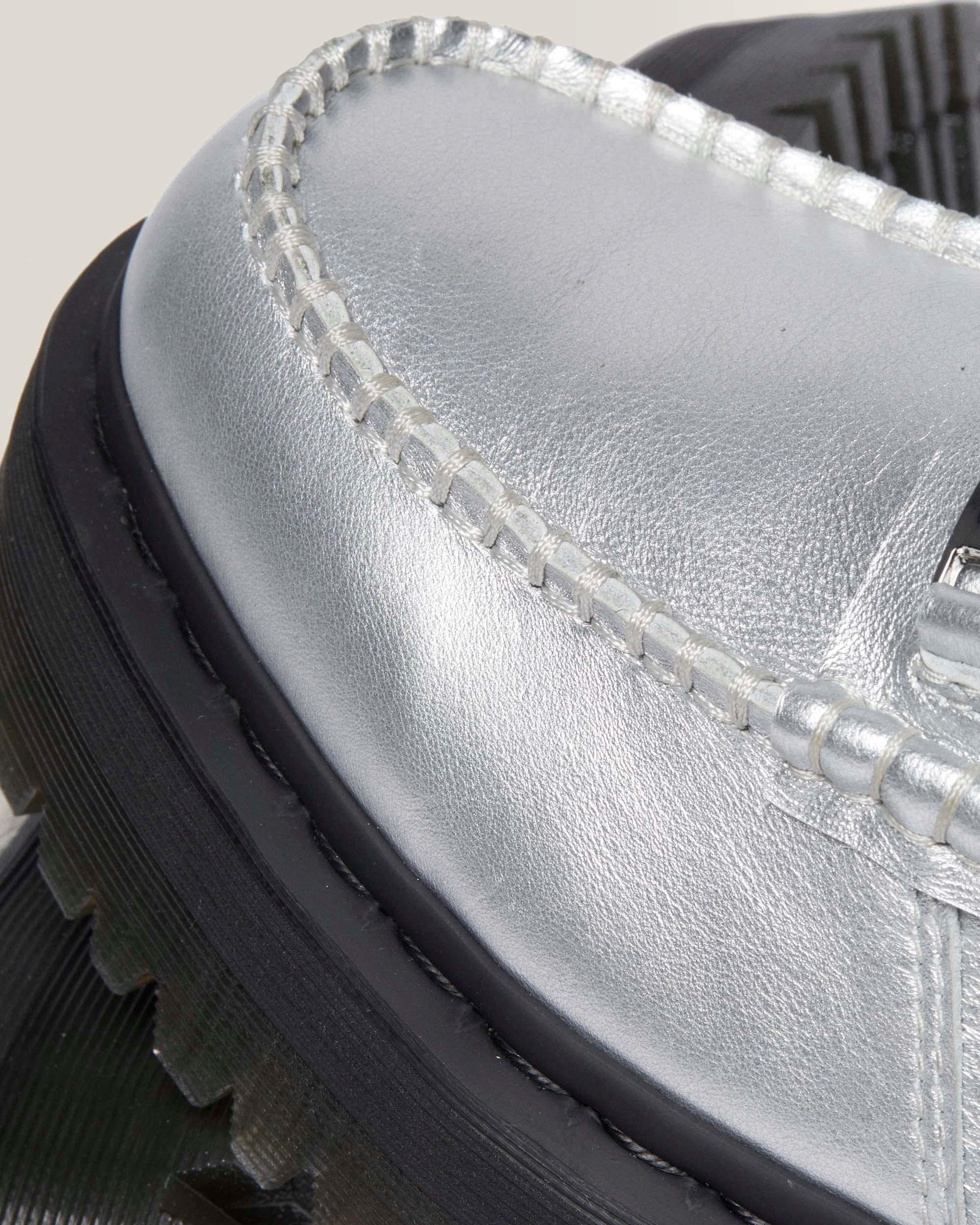 Adrian Metallic Tumble Loafers