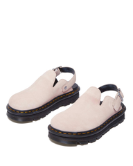 Zebzag Suede Casual Slingback Platform Mules