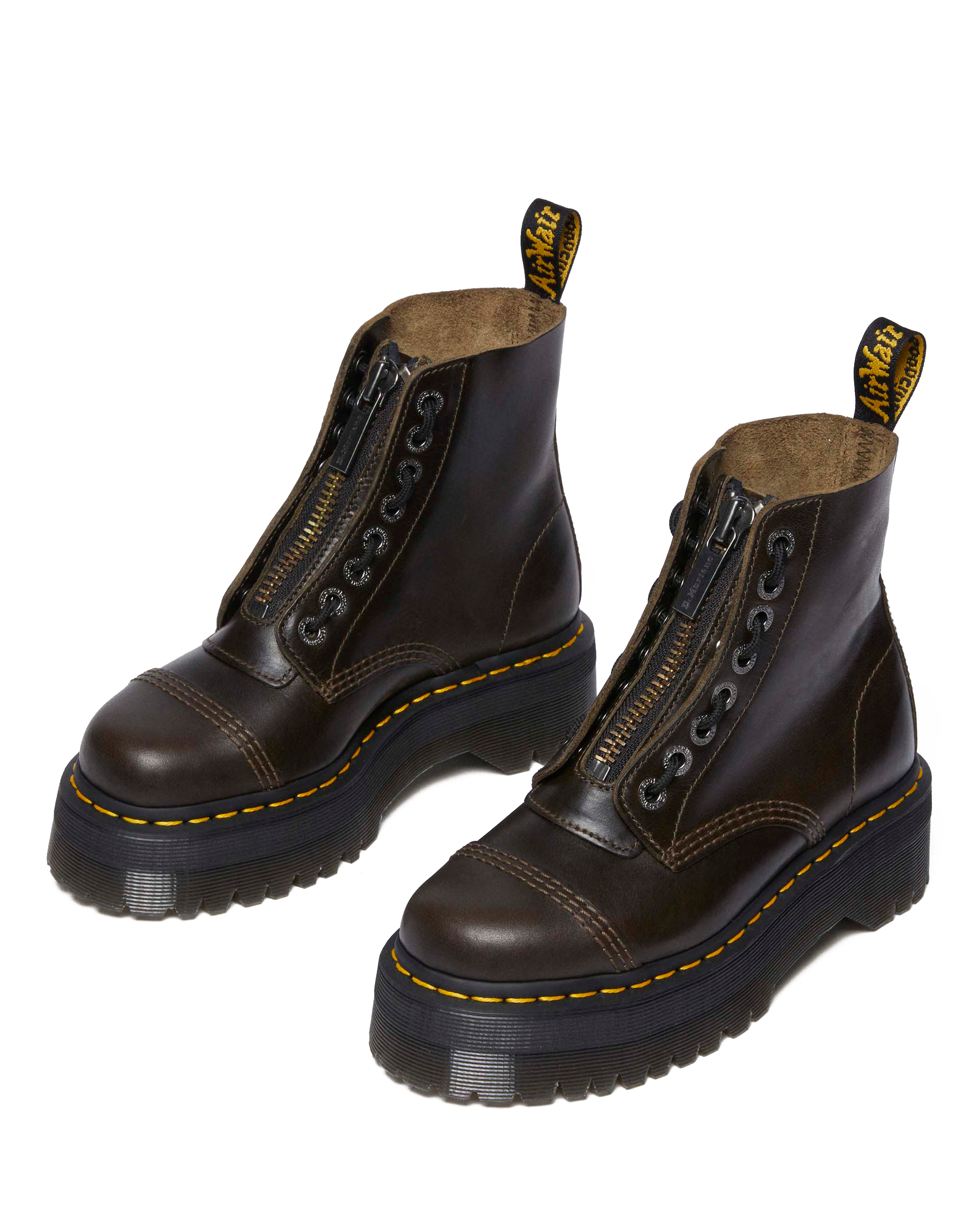 Sinclair Orleans Leather Platform Boots