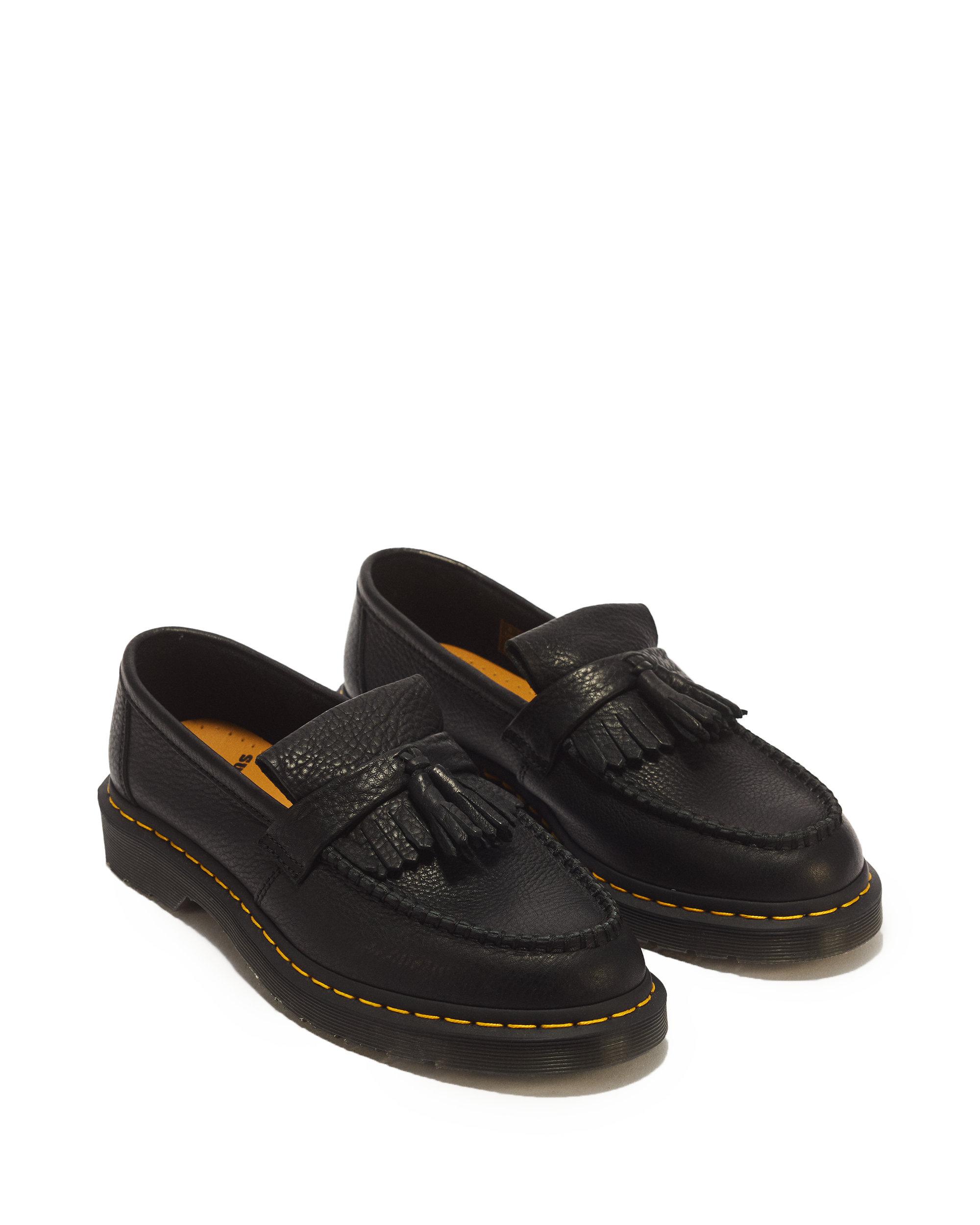 Adrian Yellow Stitch Ambassador Leather Loafers