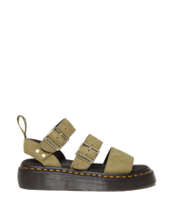 Gryphon Tumbled Nubuck Leather Platform Sandals