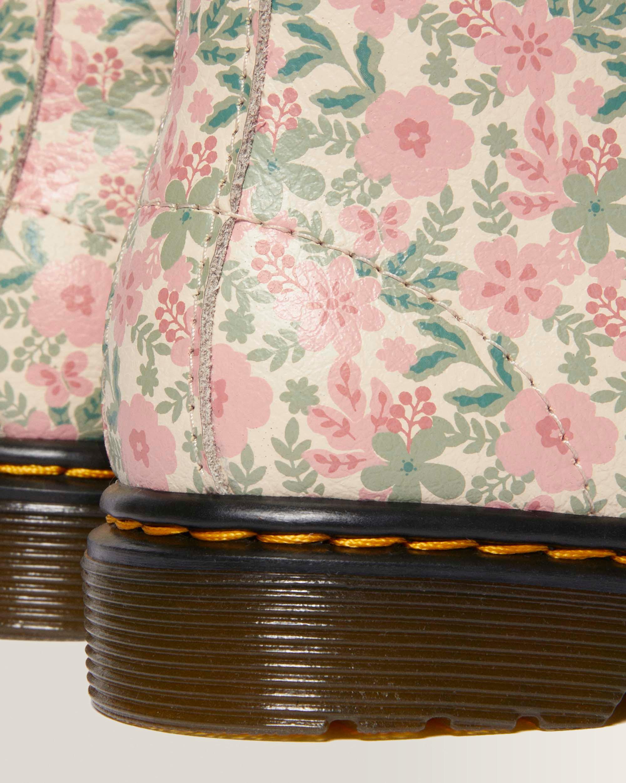 Toddler 1460 Floral Leather boots