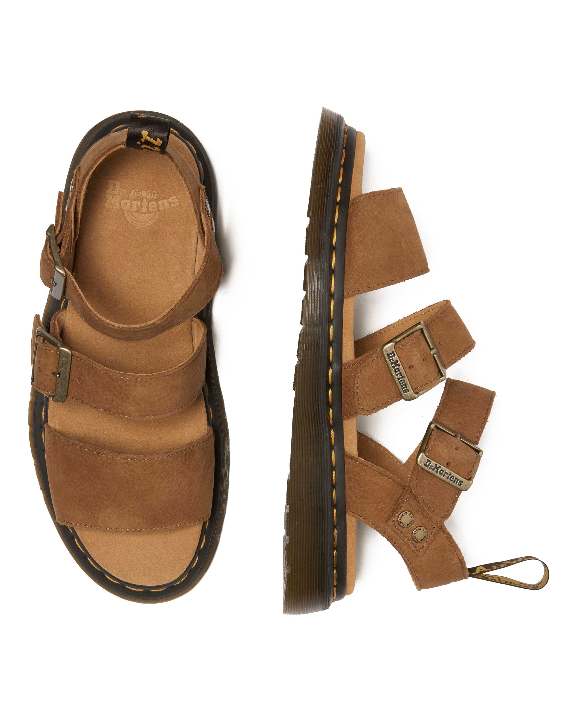 Gryphon Tumbled Nubuck sandals