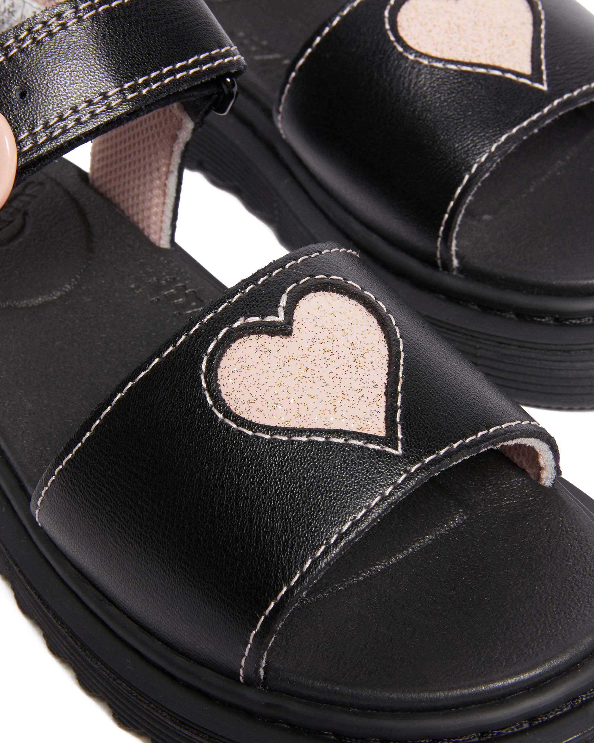Junior Marlow Hearts leather Sandals