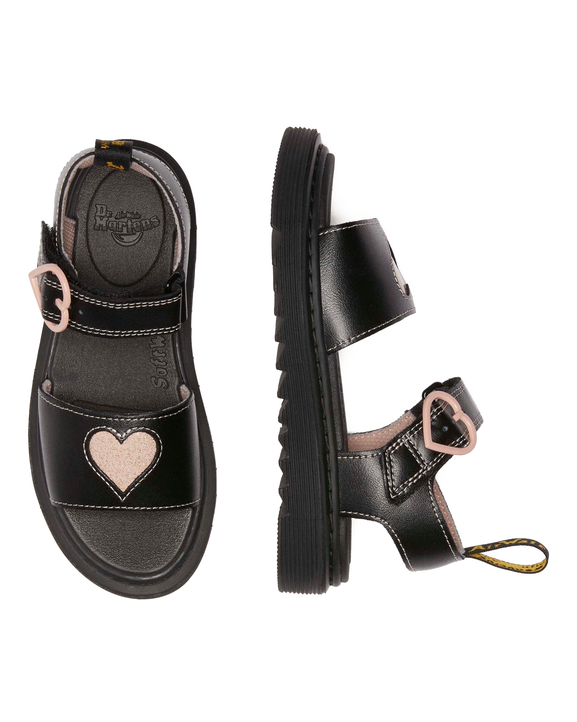 Junior Marlow Hearts leather Sandals