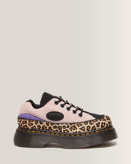 Buzz 5-Eye Leopard and Suede  Shoes