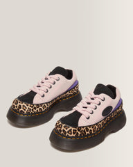 Buzz 5-Eye Leopard and Suede  Shoes