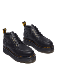 Zebzag Leather Casual 4-Eye Lace-Up Boots