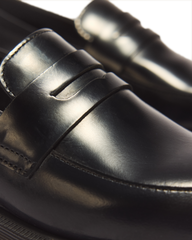 Temara Polished Smooth Leather Loafers