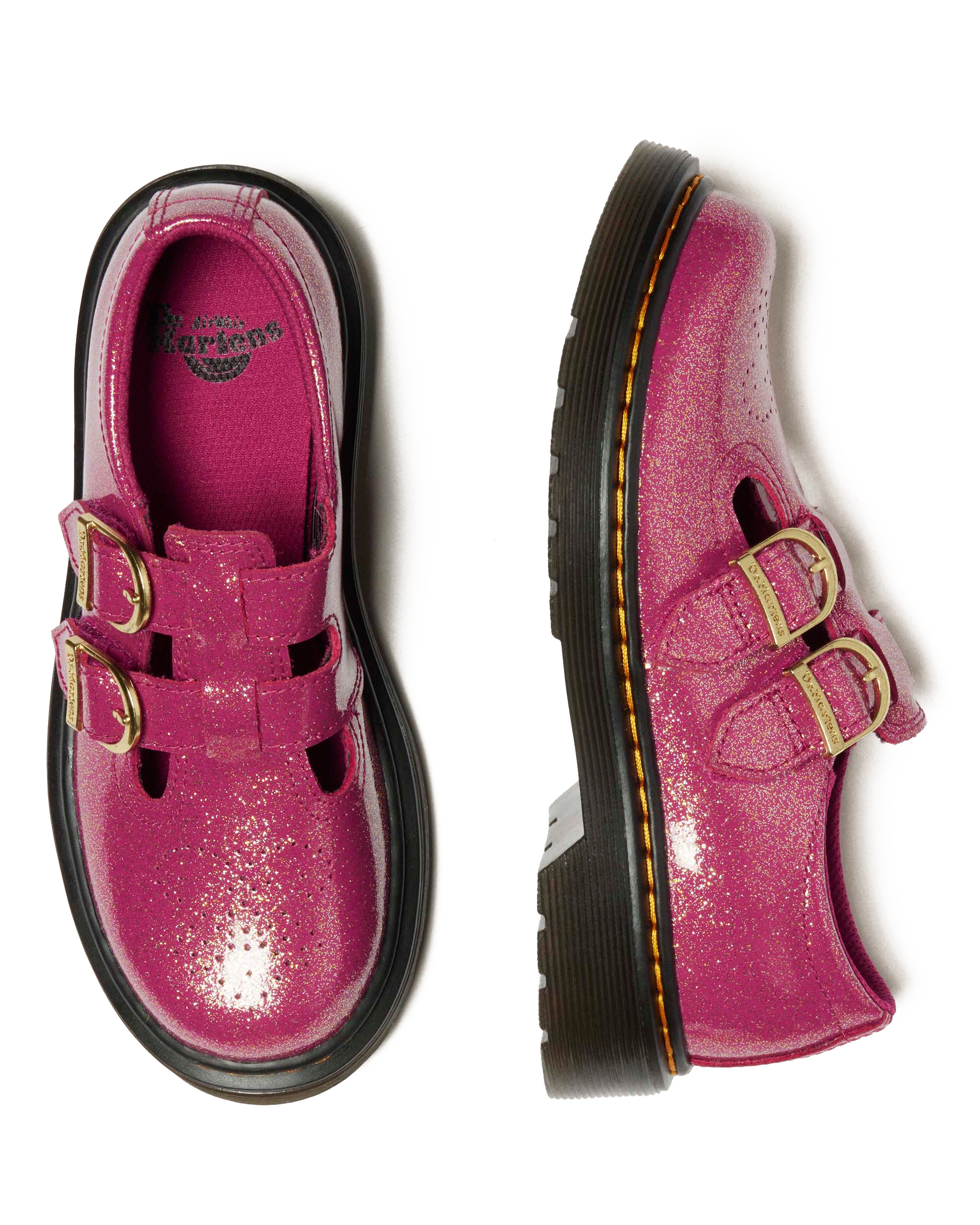 JUNIOR 8065 GLITTER PATENT LEATHER  MARY JANE SHOES