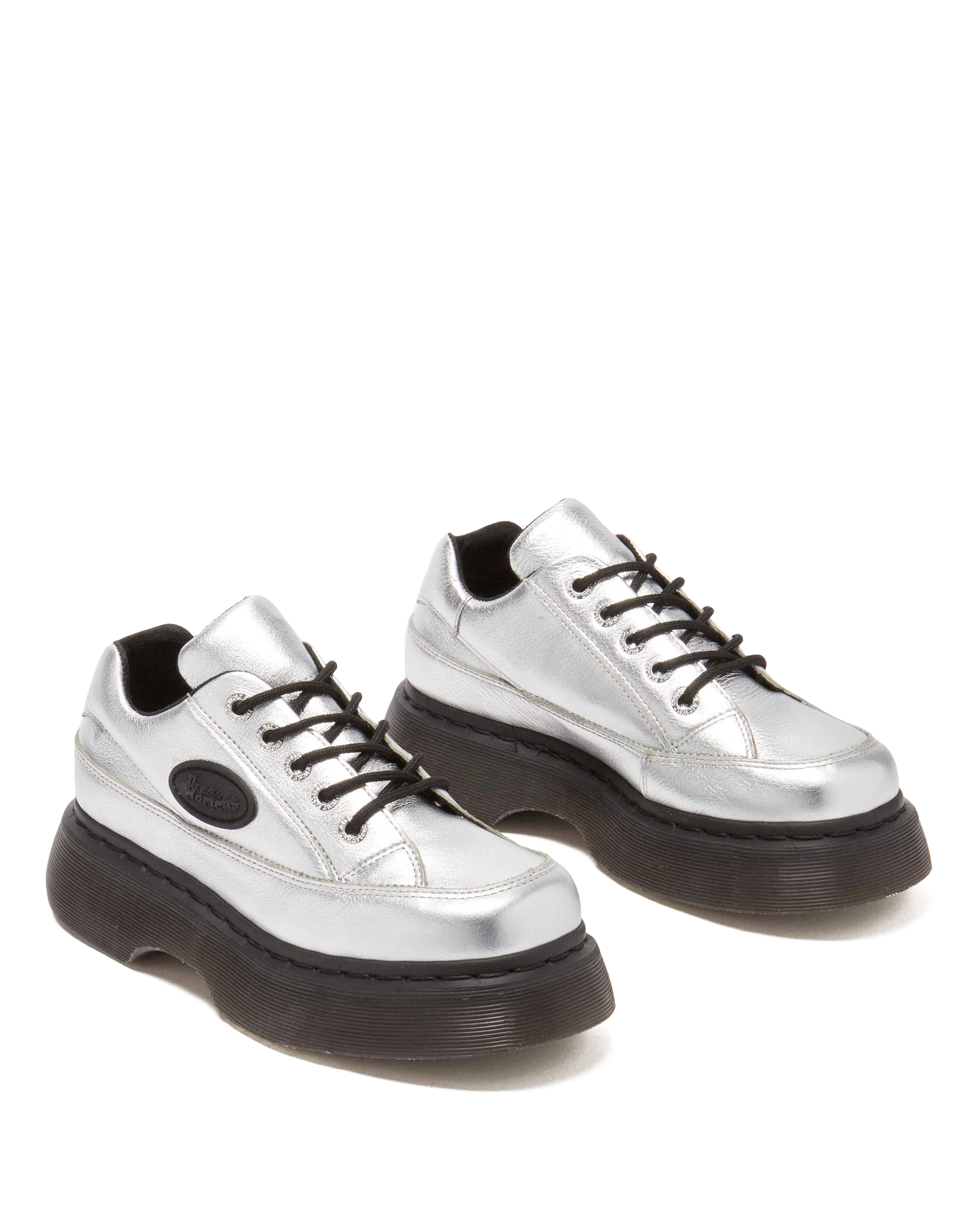 Buzz 5-eye metalic leather shoes