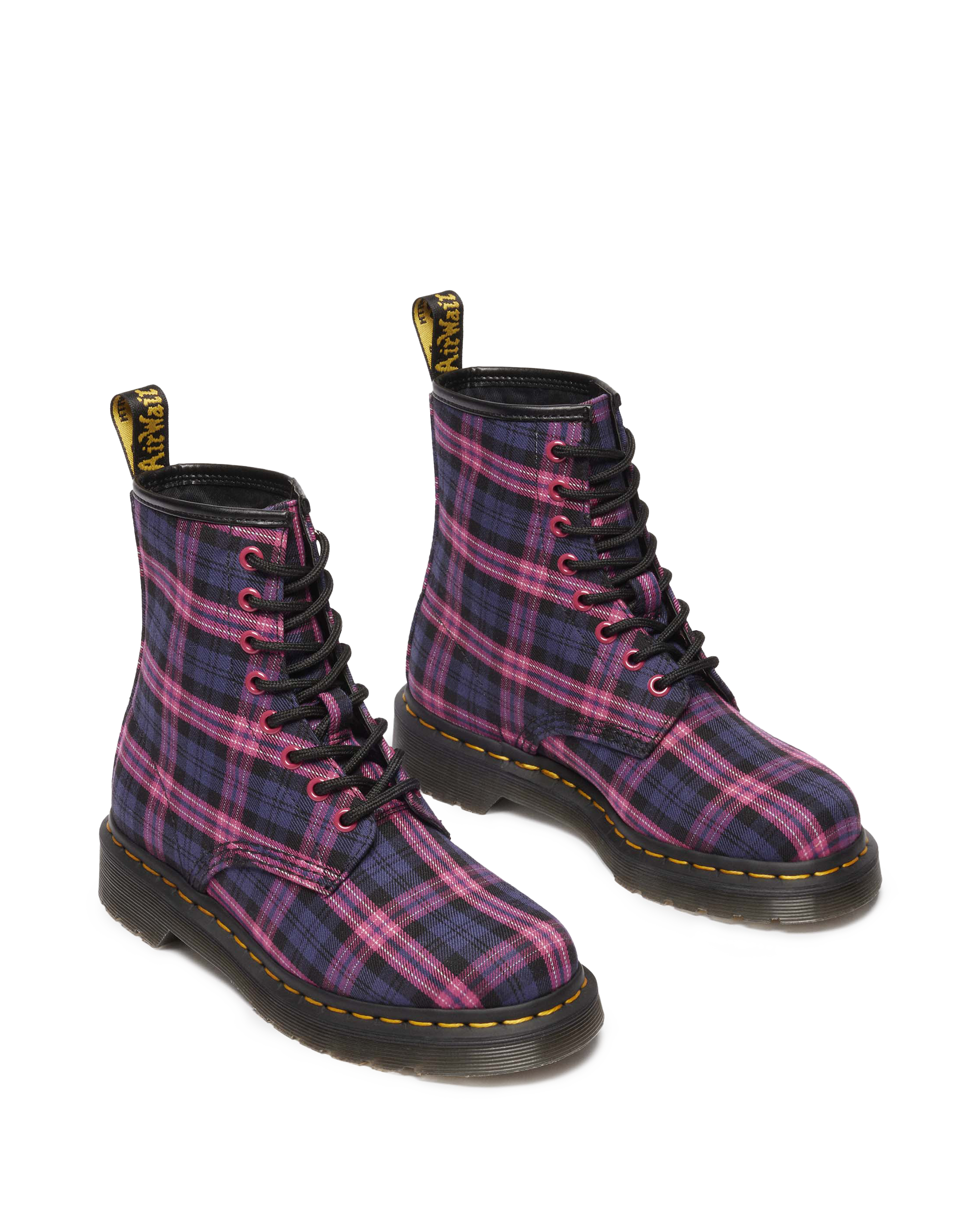 1460 Tartan Lace Up Boots