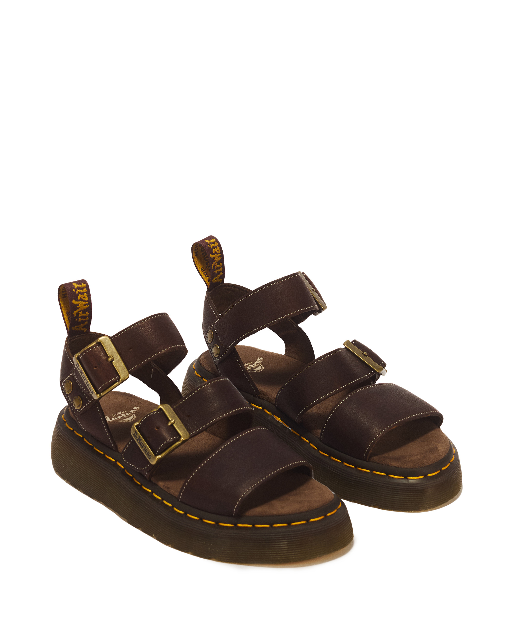 Gryphon Quad Grizzly Leather Sandals