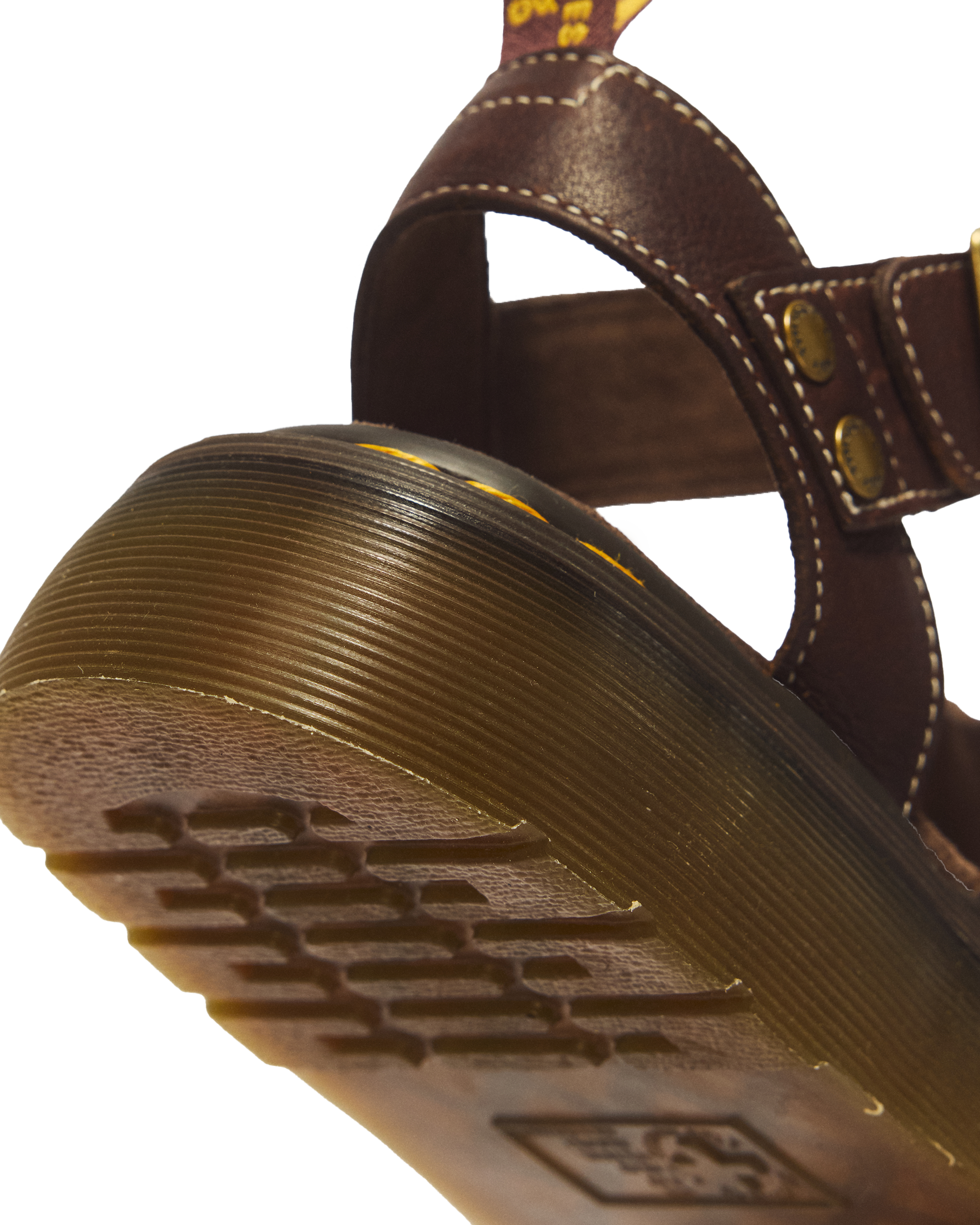 Gryphon Quad Grizzly Leather Sandals