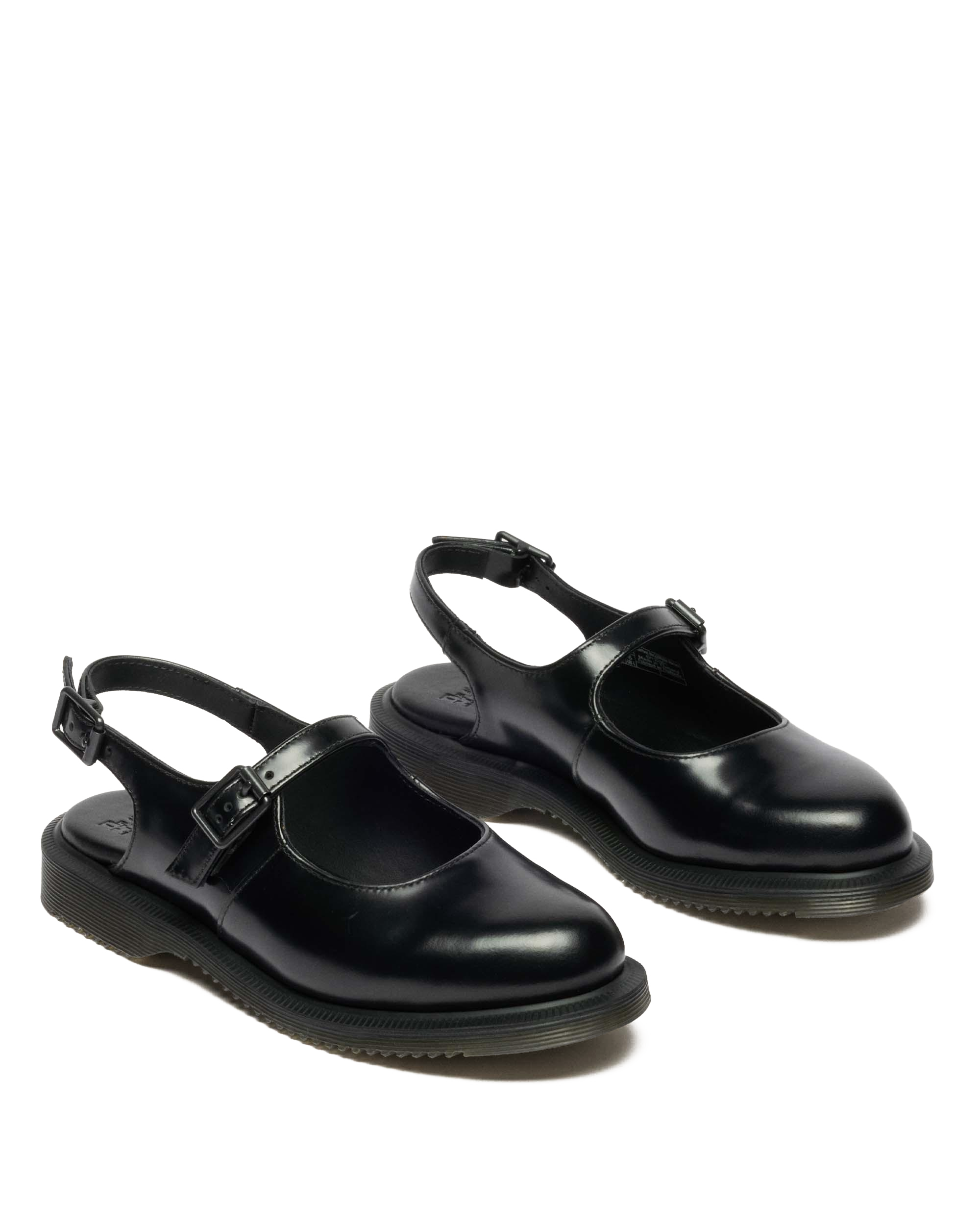 Madaline Mary Jane Smooth Leather Sling Back Shoes