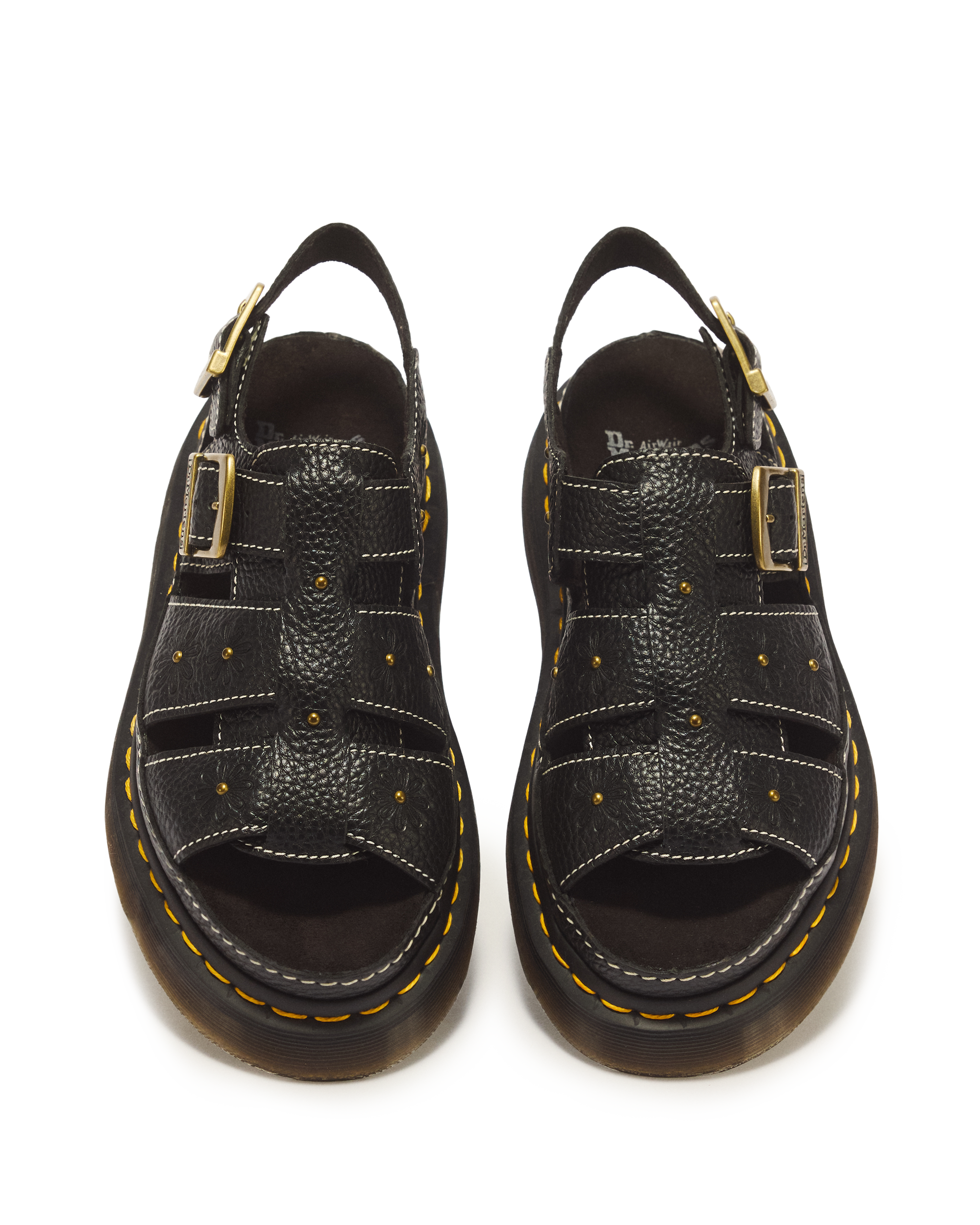 Wrenlie Open Toe Nappa Leather Fisherman Platform Sandals