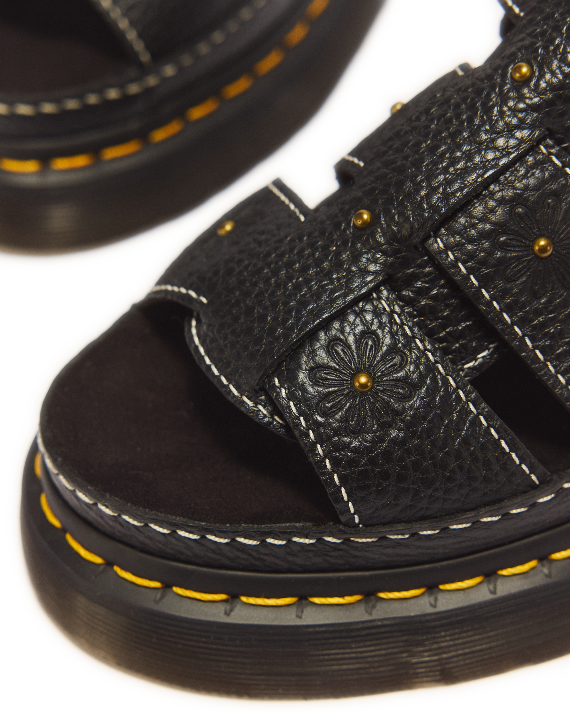 Wrenlie Open Toe Nappa Leather Fisherman Platform Sandals