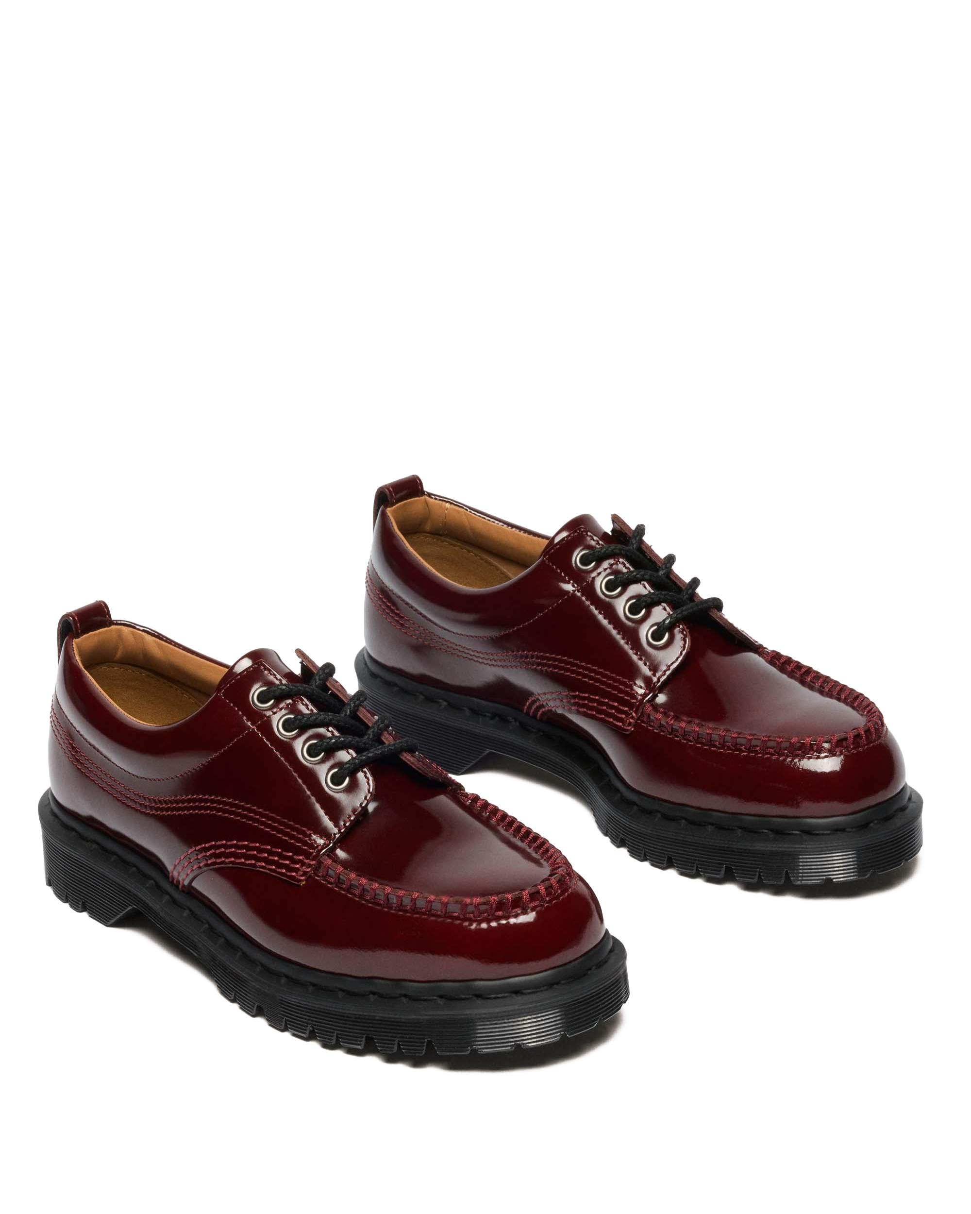 Lowell Lacquered Moc Toe Shoes