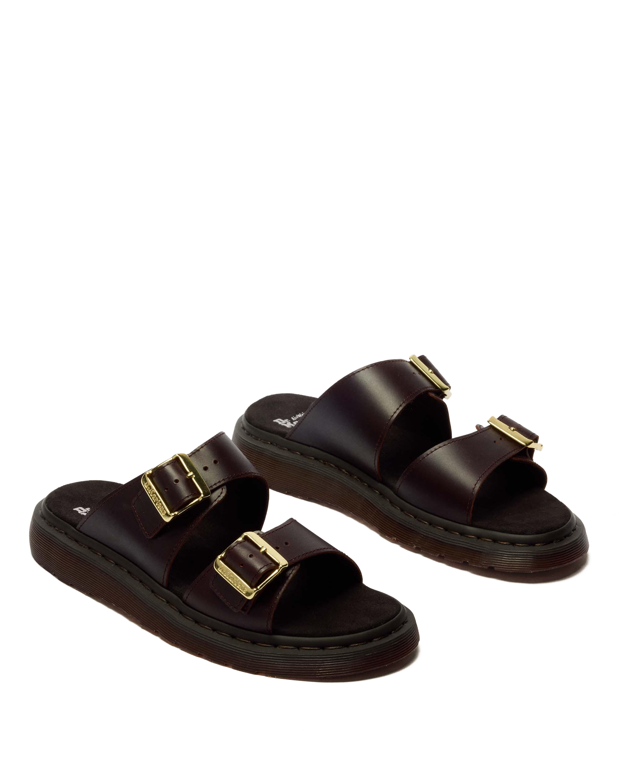 Josef Two Strap Atlas Leather Sandals