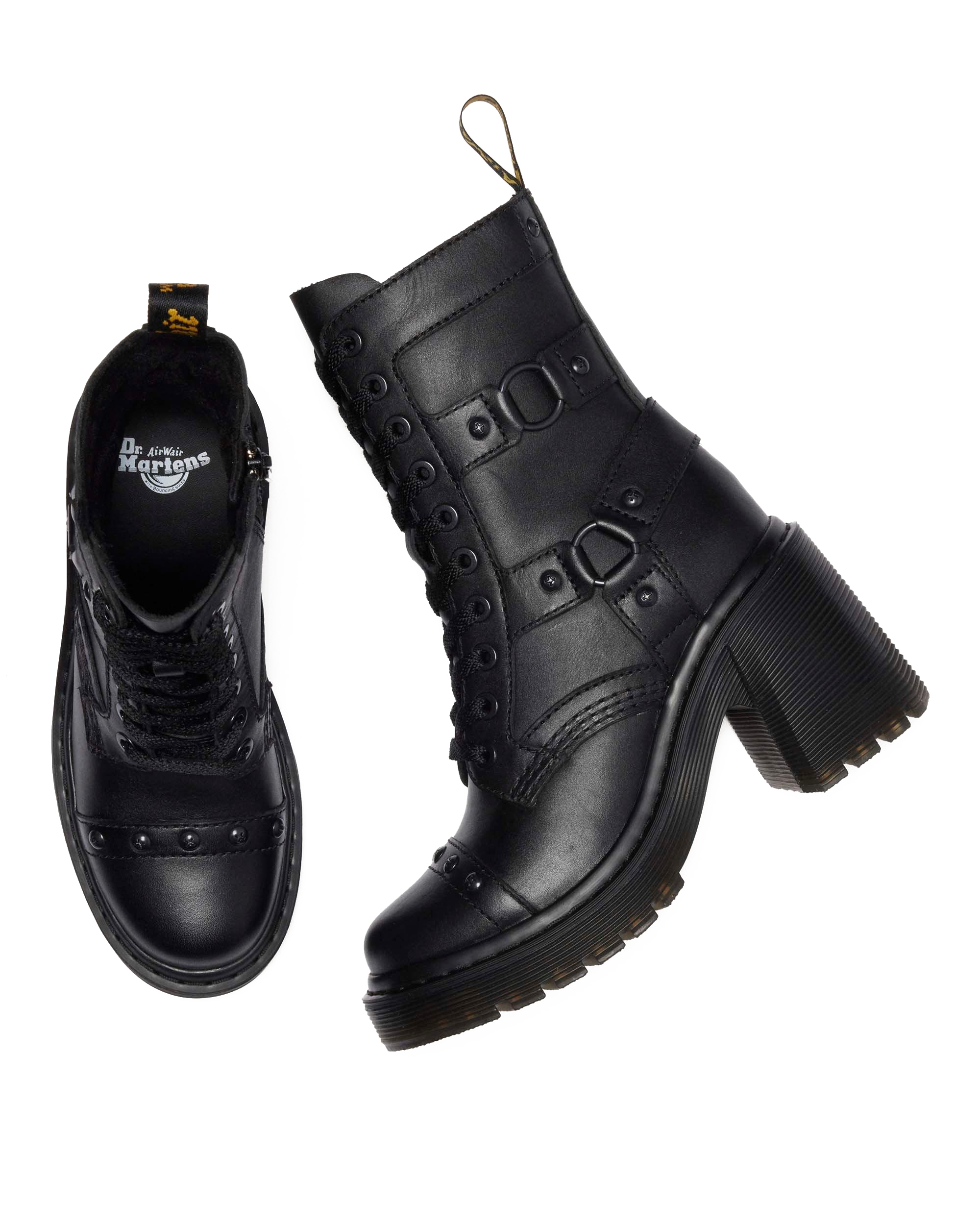 Chesney Harness Sendal Leather Heeled Boots