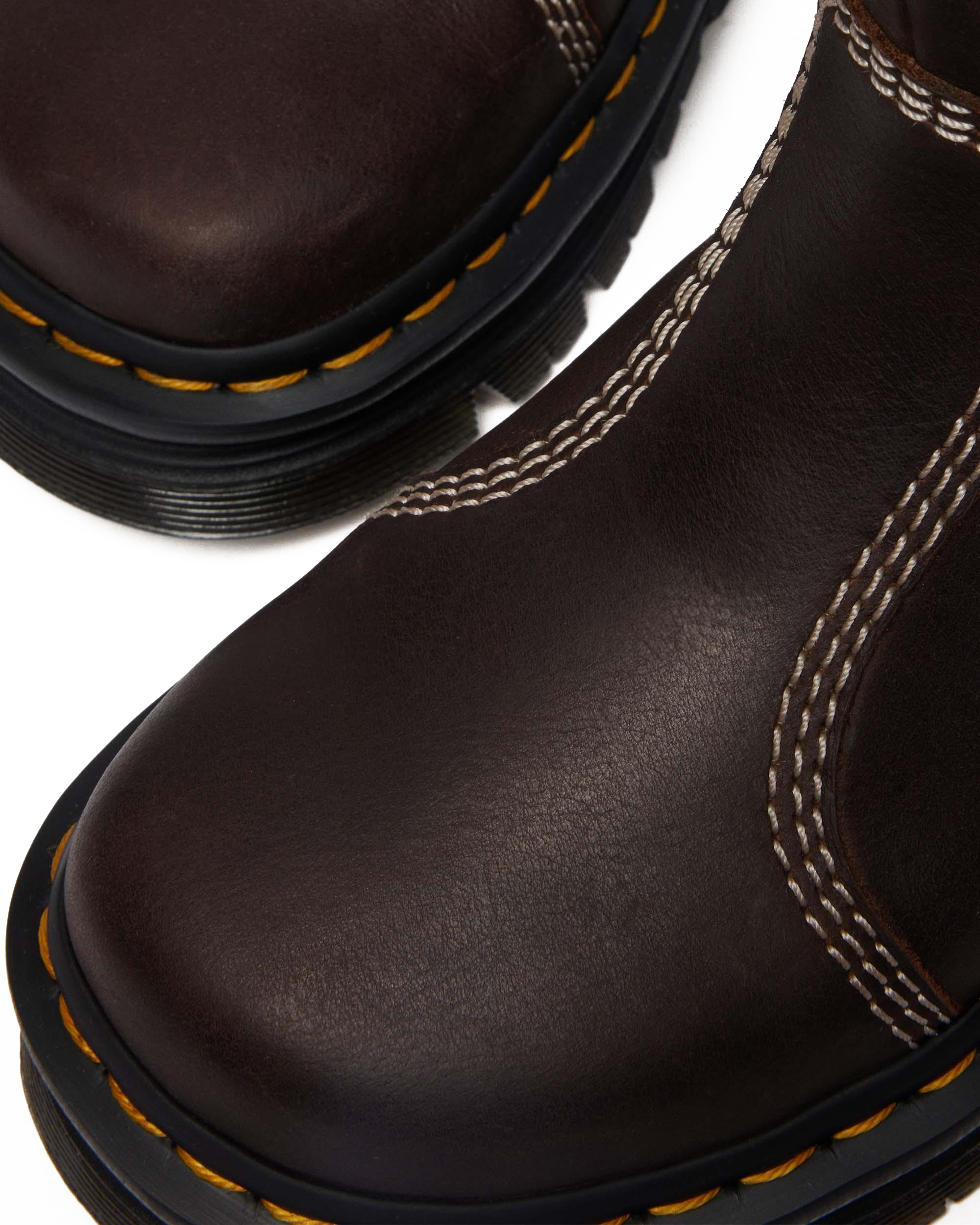Zebzag Rigger Slip On Leather Boots
