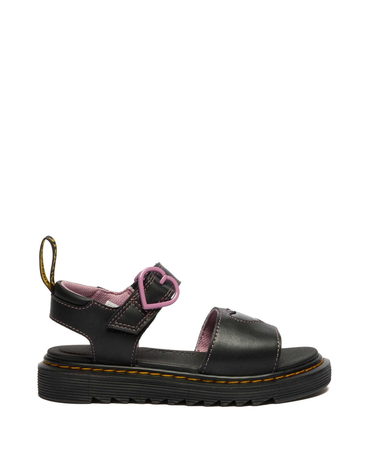 Junior Marlowe II Glitter Heart Leather Strap Shoes