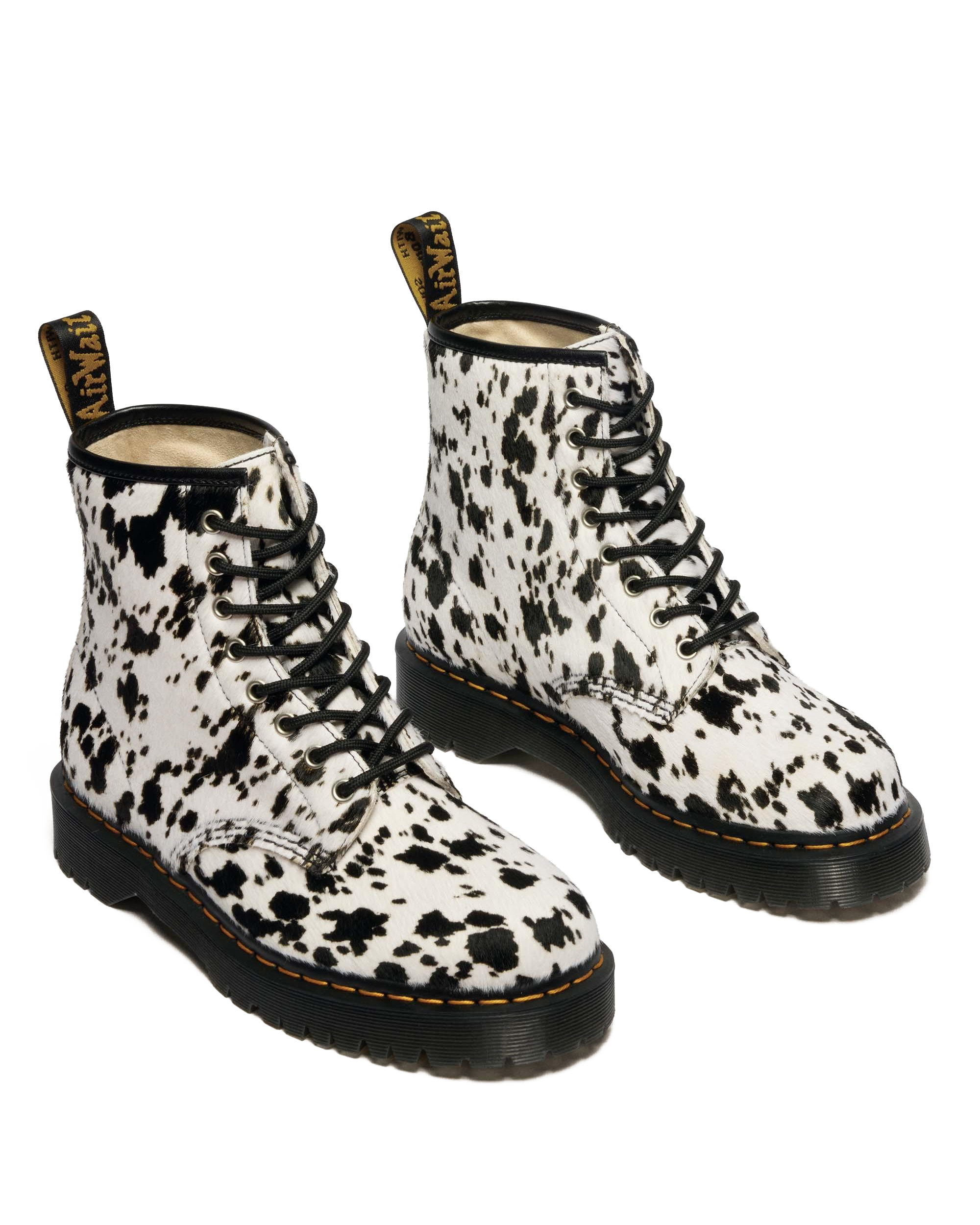 1460 Bex Dalmatian Hair On Leather Boots
