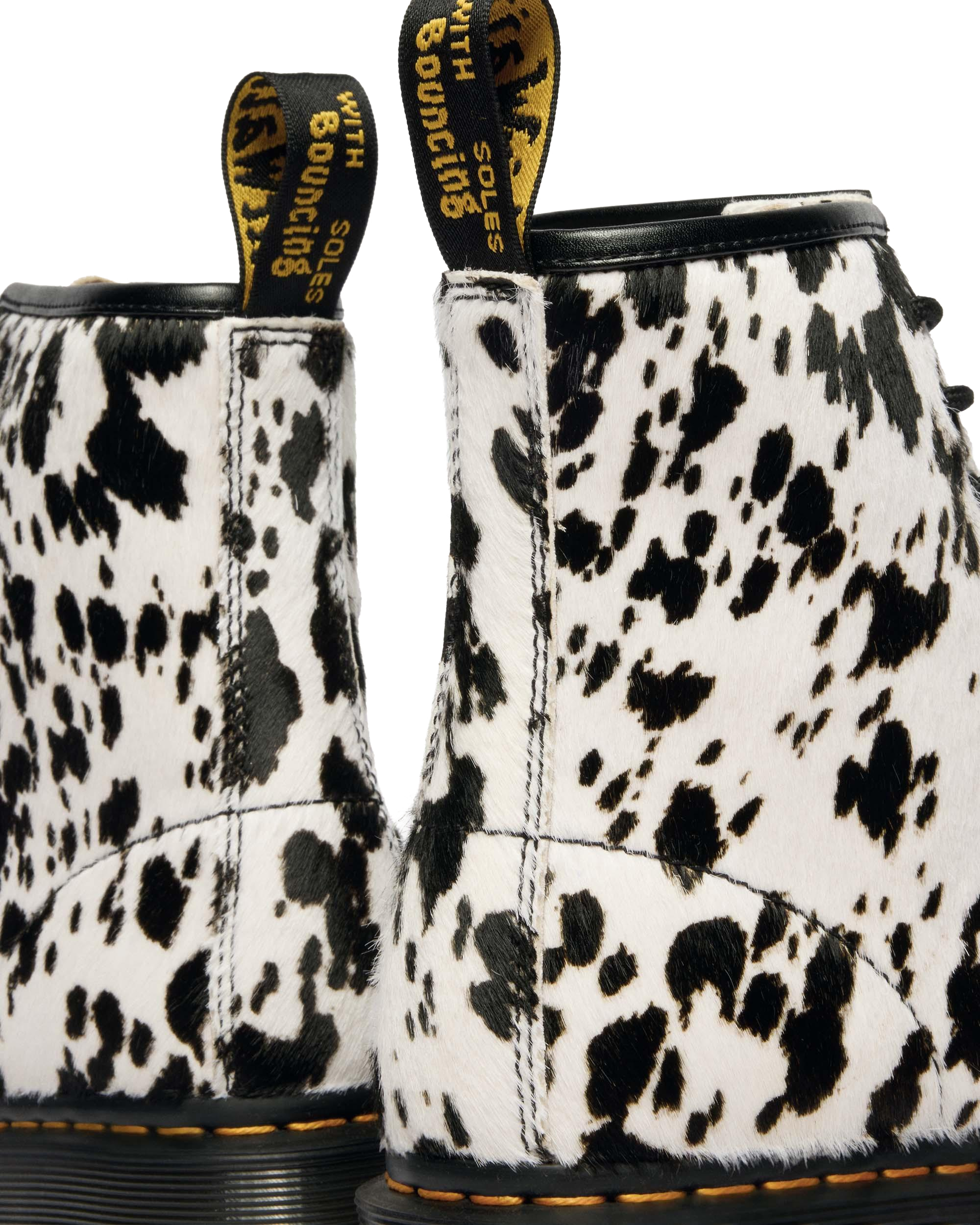 1460 Bex Dalmatian Hair On Leather Boots