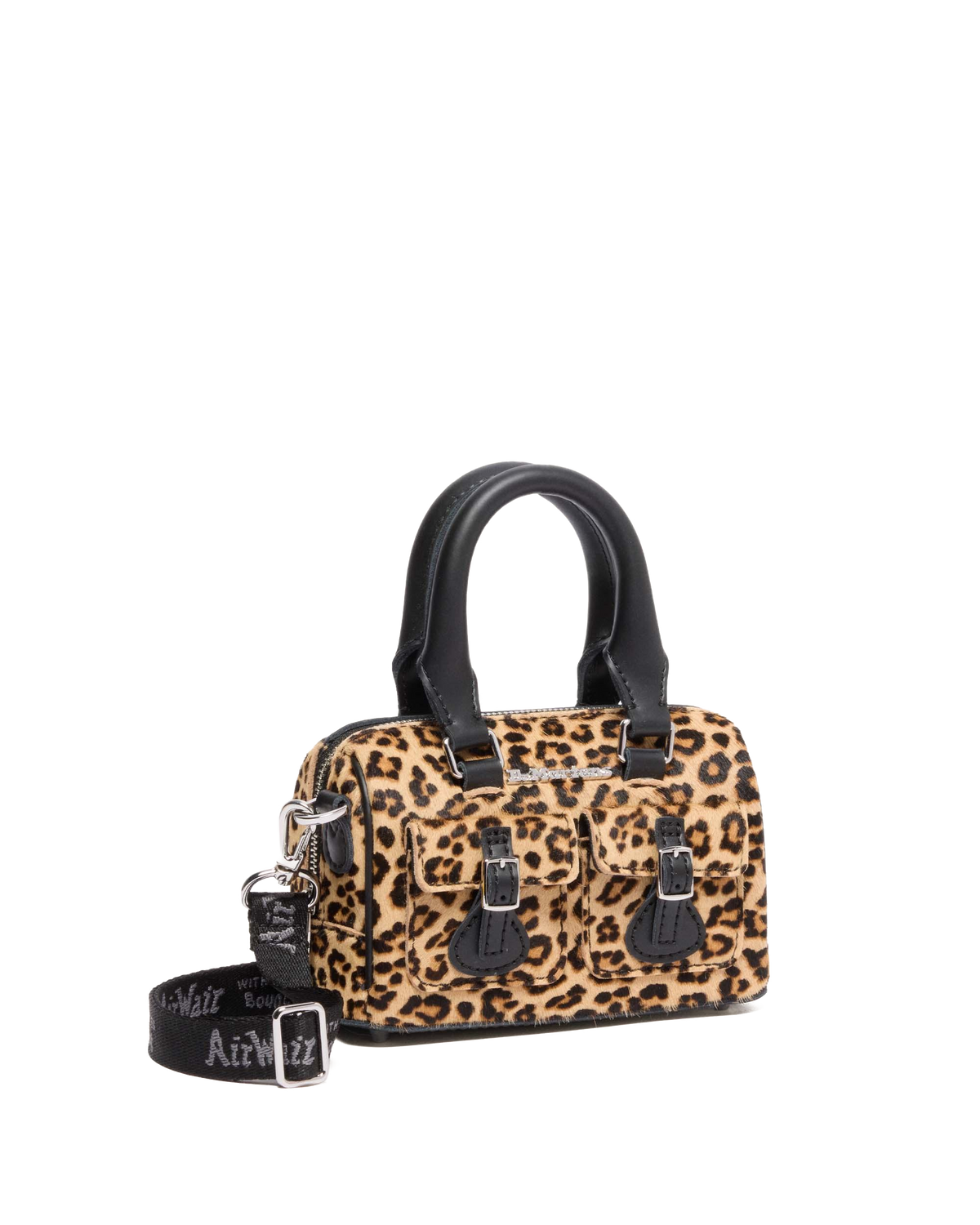 Mini Top Handle Leopard Print Bag