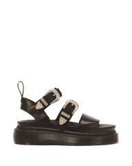 Gryphon Quad Leather Gladiator Platform Sandals