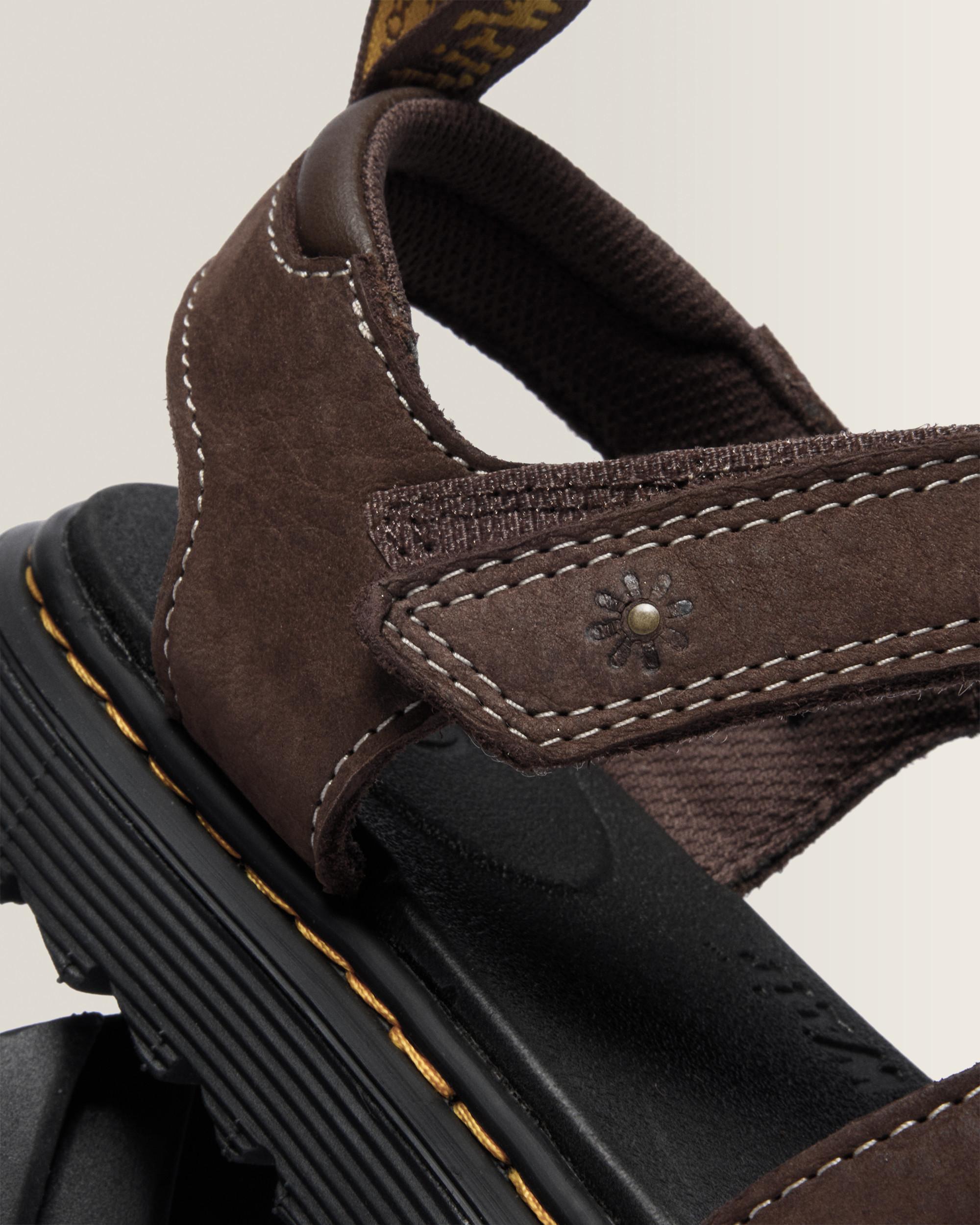 Toddler Marlowe Flower Debossed Nubuck Strap Sandals