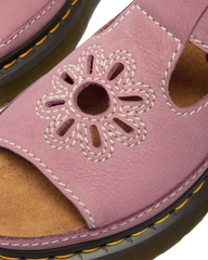 Dunnet Flower Nubuck Platform Sandals