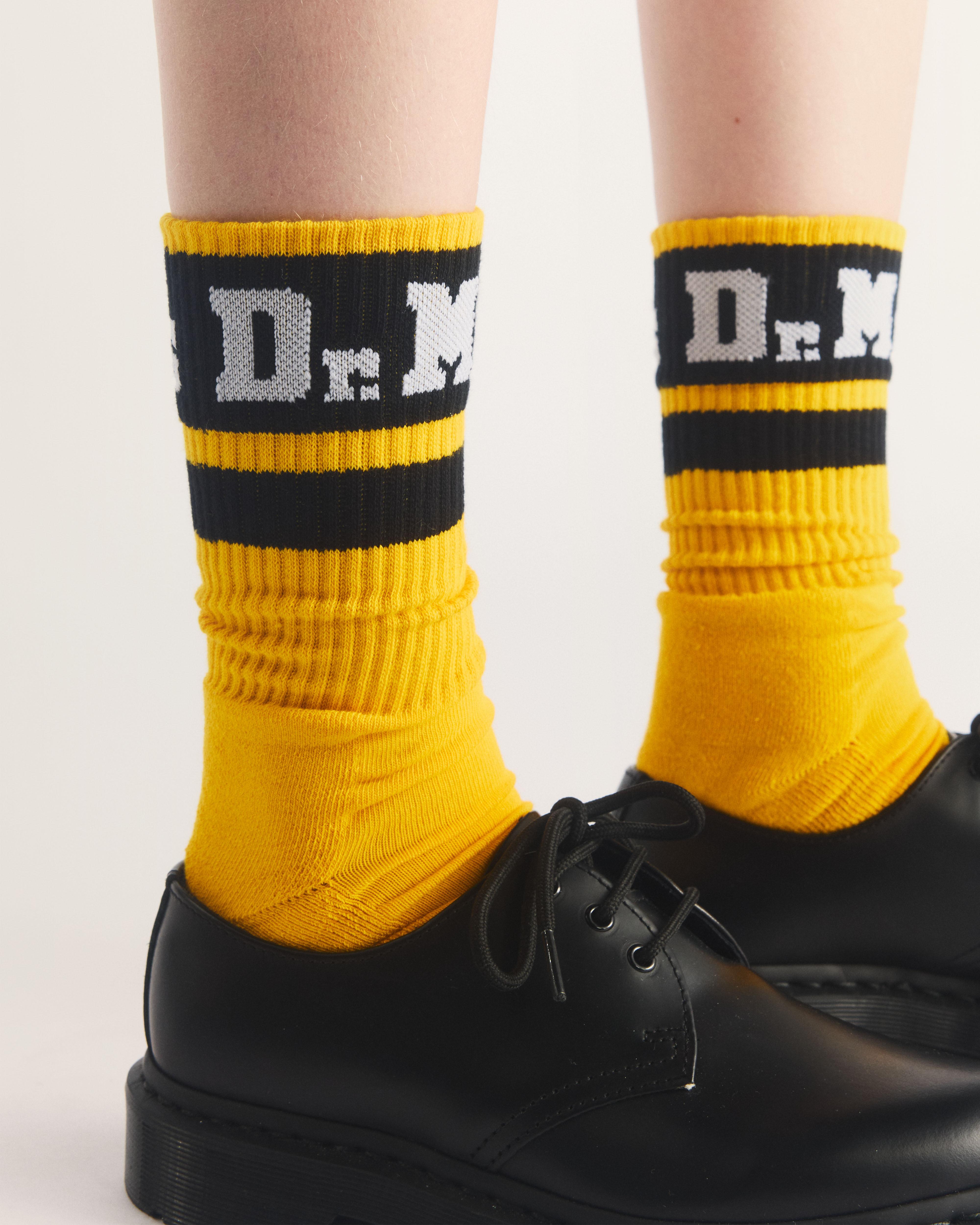 Athletic Logo Organic Cotton Blend Socks